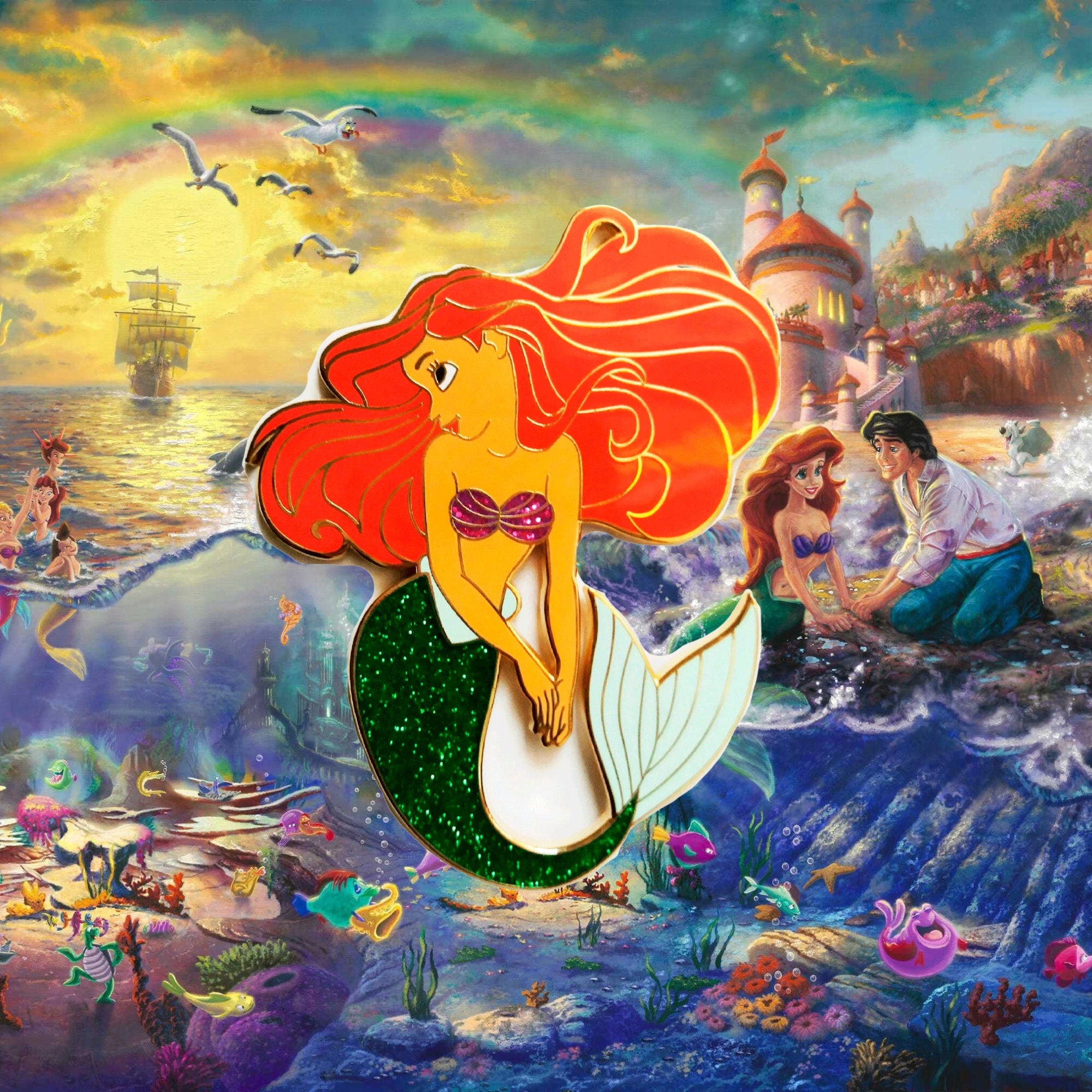 Pin's – Princesse Ariel de La Petite Sirène – Disney Fantasy