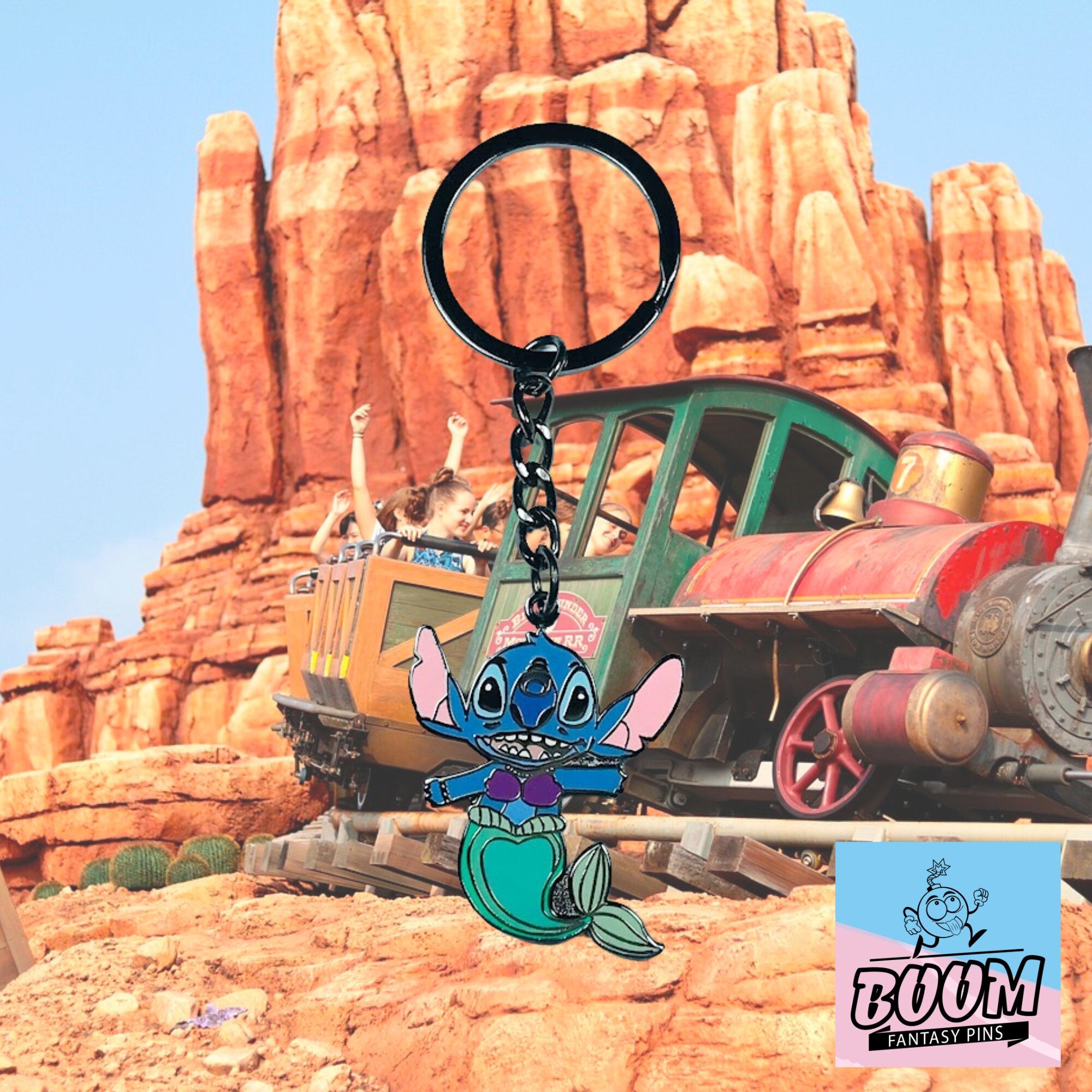 Llavero – Experimento 626 Stitch como Ariel de Lilo &amp; Stitch – Disney Fantasy