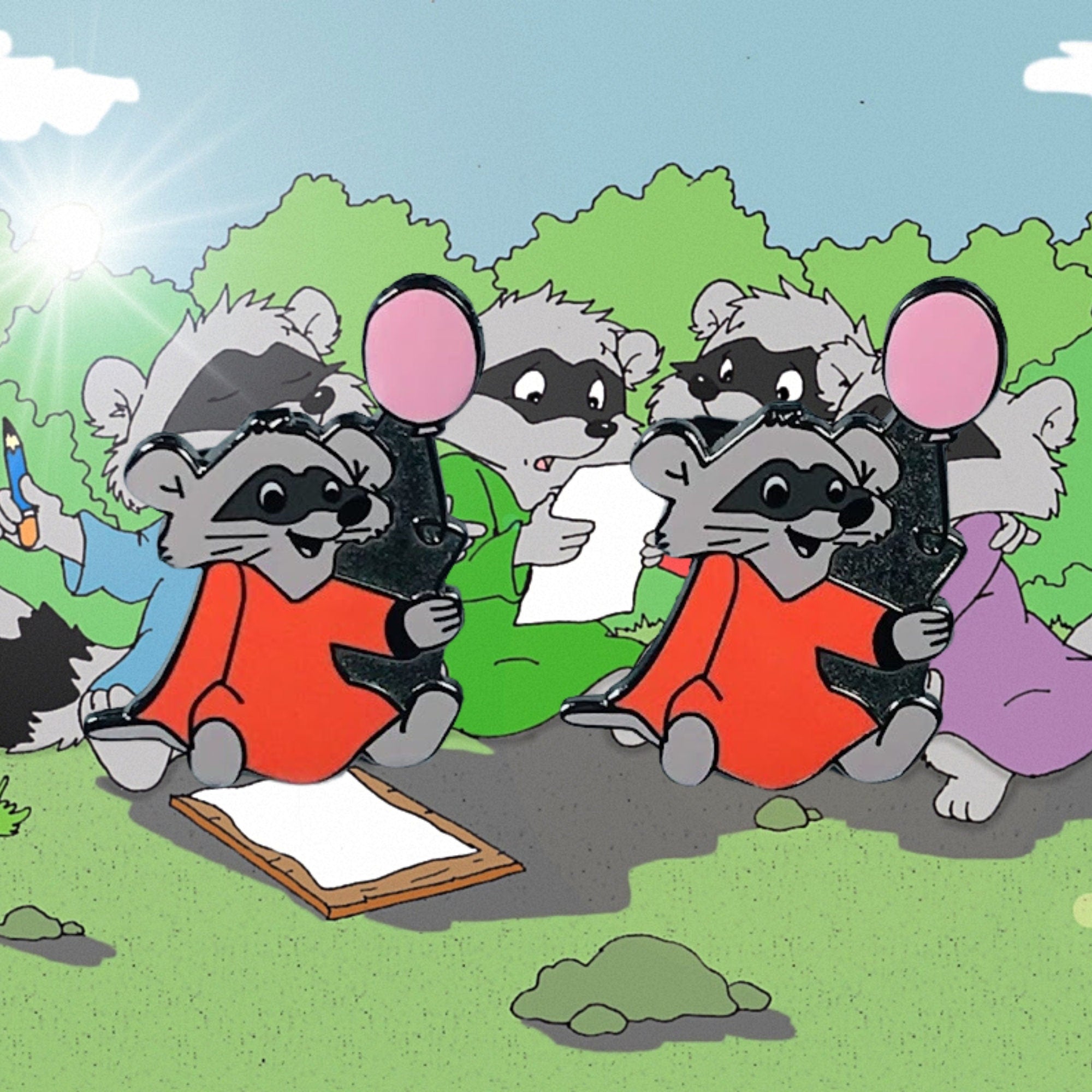 Cufflinks – Raccoon Robin Hood from Robin Hood – Disney Fantasy