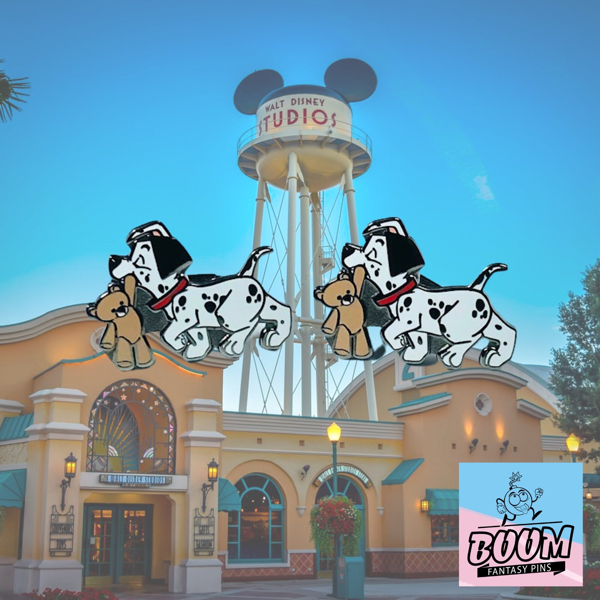 Gemelos – Parche y osito de 101 Dálmatas – Disney Fantasy