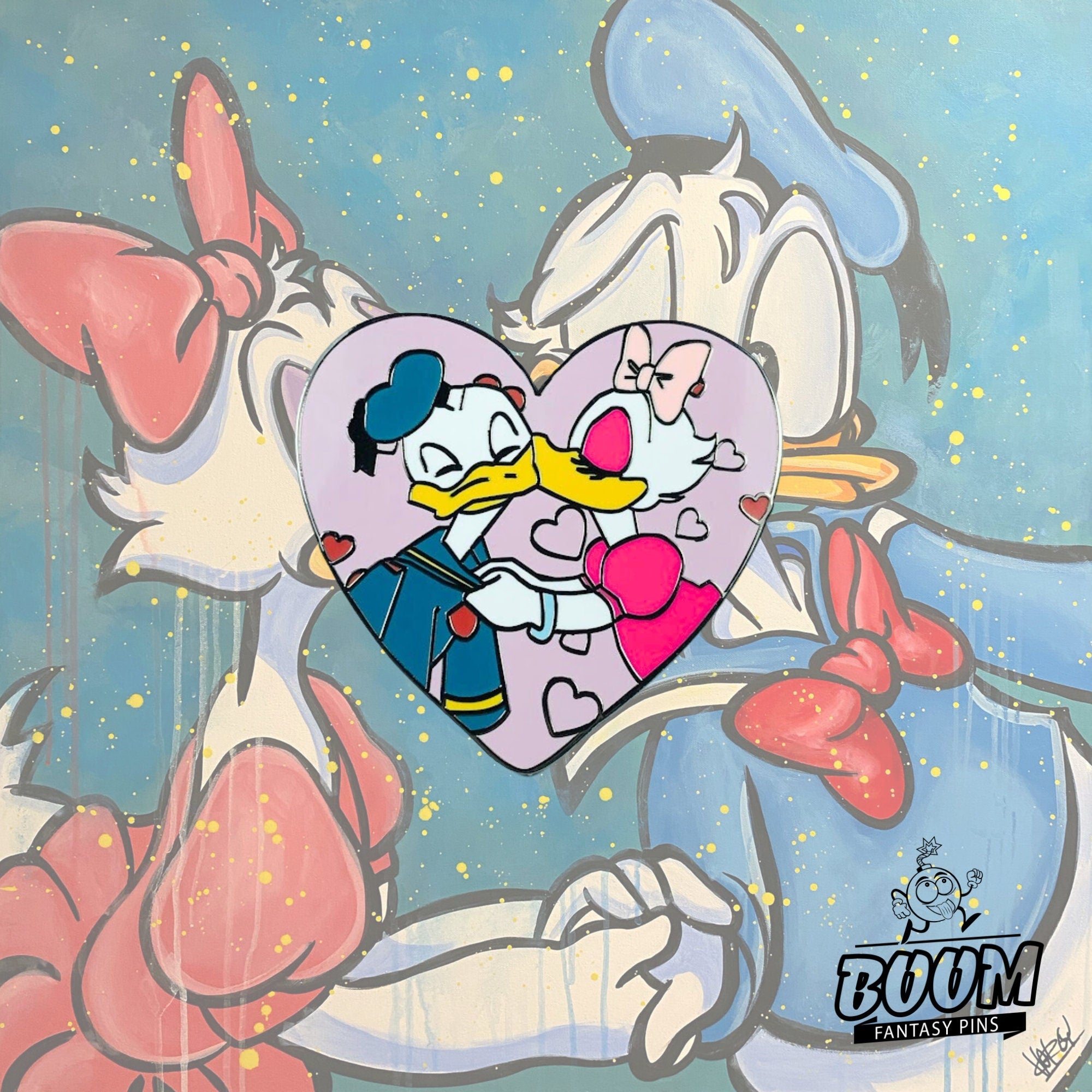 Pin – Pato Donald y Pato Daisy de El Sr. Pato sale – Disney Fantasy