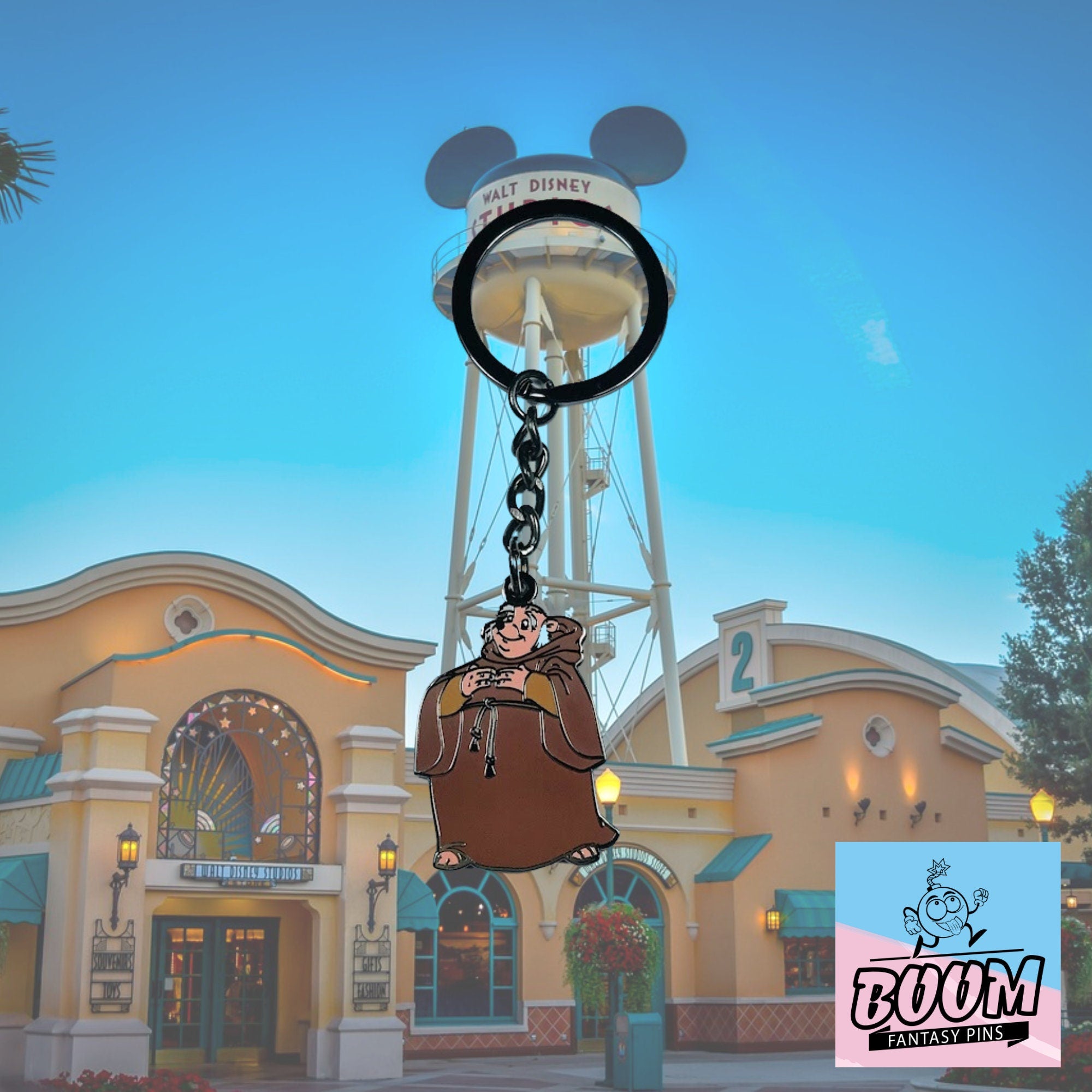 Llavero – Fraile Tuck de Robin Hood – Disney Fantasy