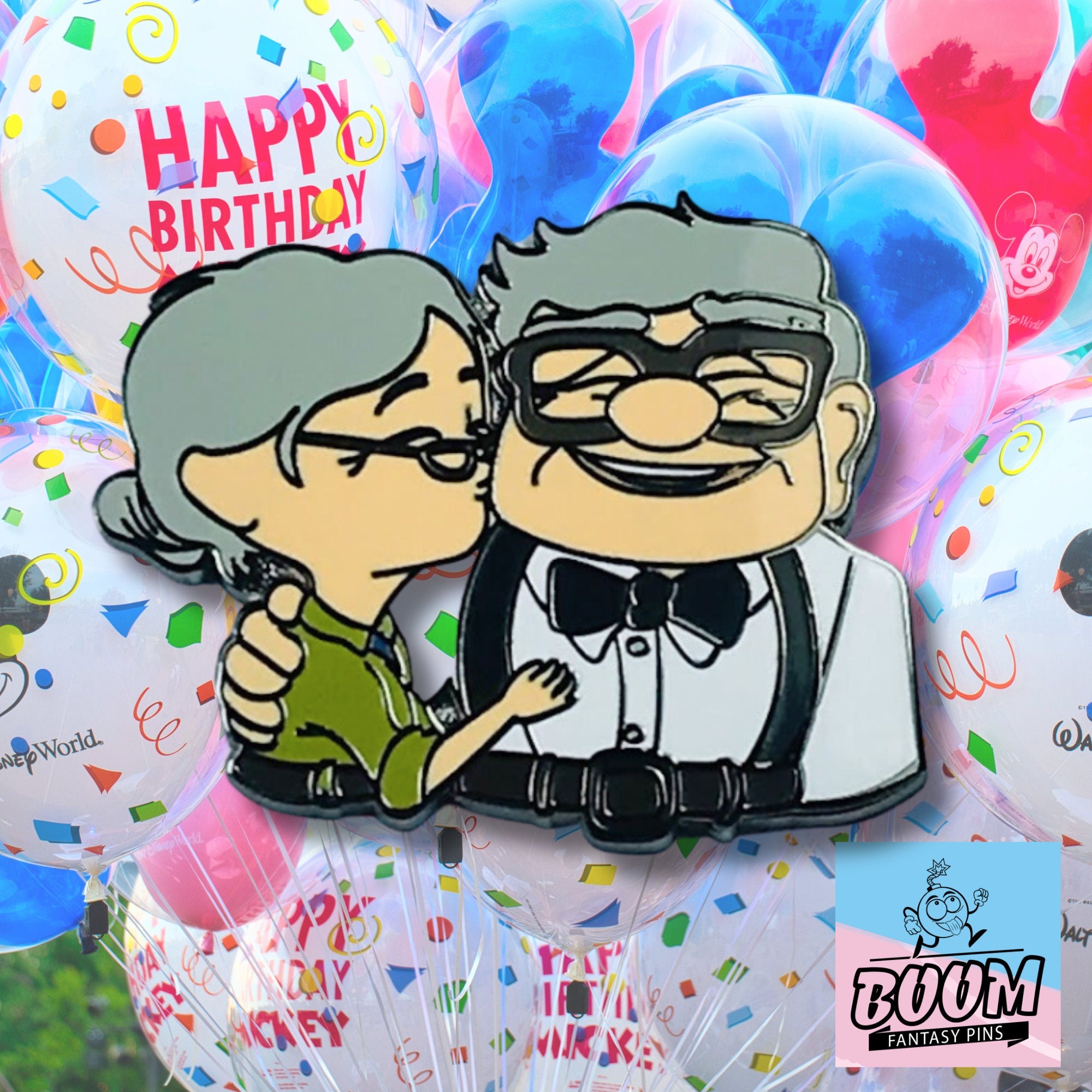 Pin's – Carl et Ellie du film Là-haut – Disney Fantasy