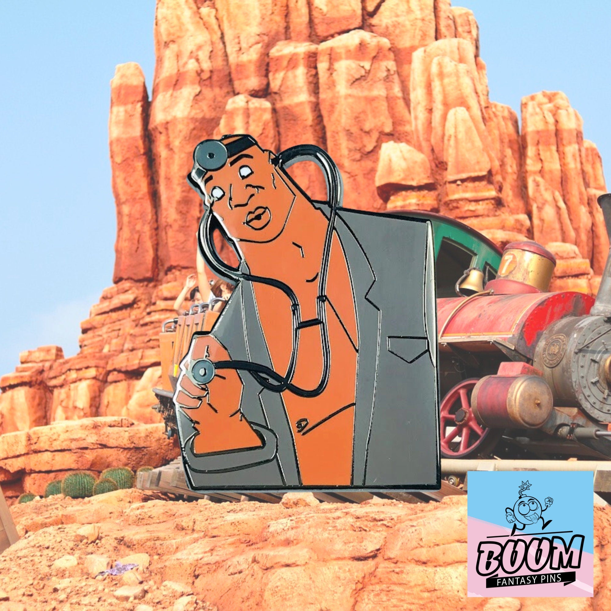 Pin del Dr. Joshua Sweet de Atlantis: El Imperio Perdido – Disney Fantasy