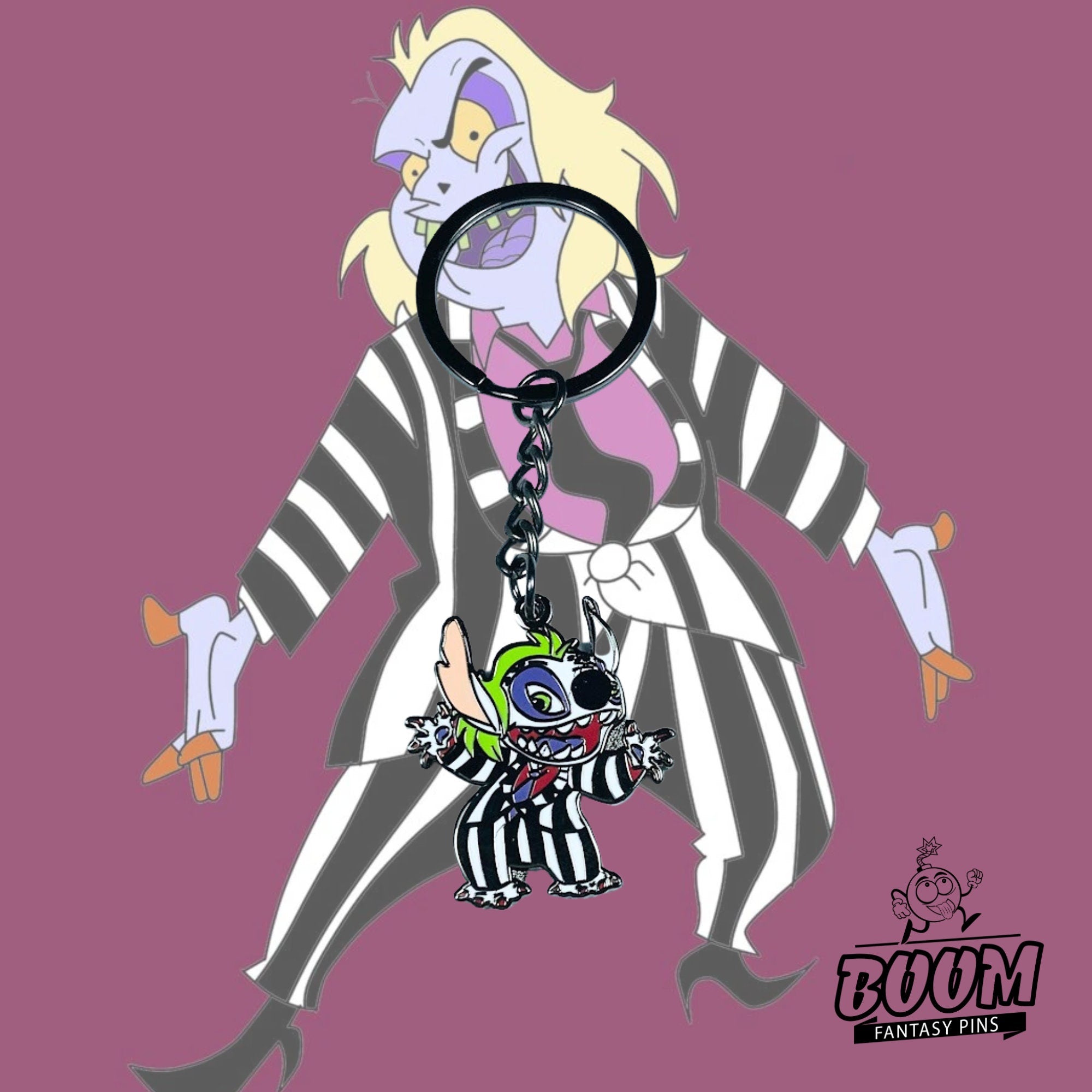 Llavero – Stitch como Beetlejuice de Beetlejuice – Disney Fantasy