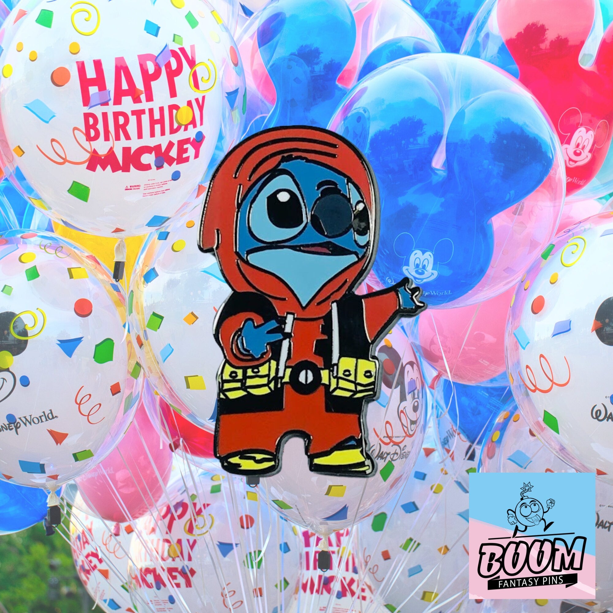 Prueba de pin: Stitch como Deadpool de Lilo &amp; Stitch - Disney Fantasy