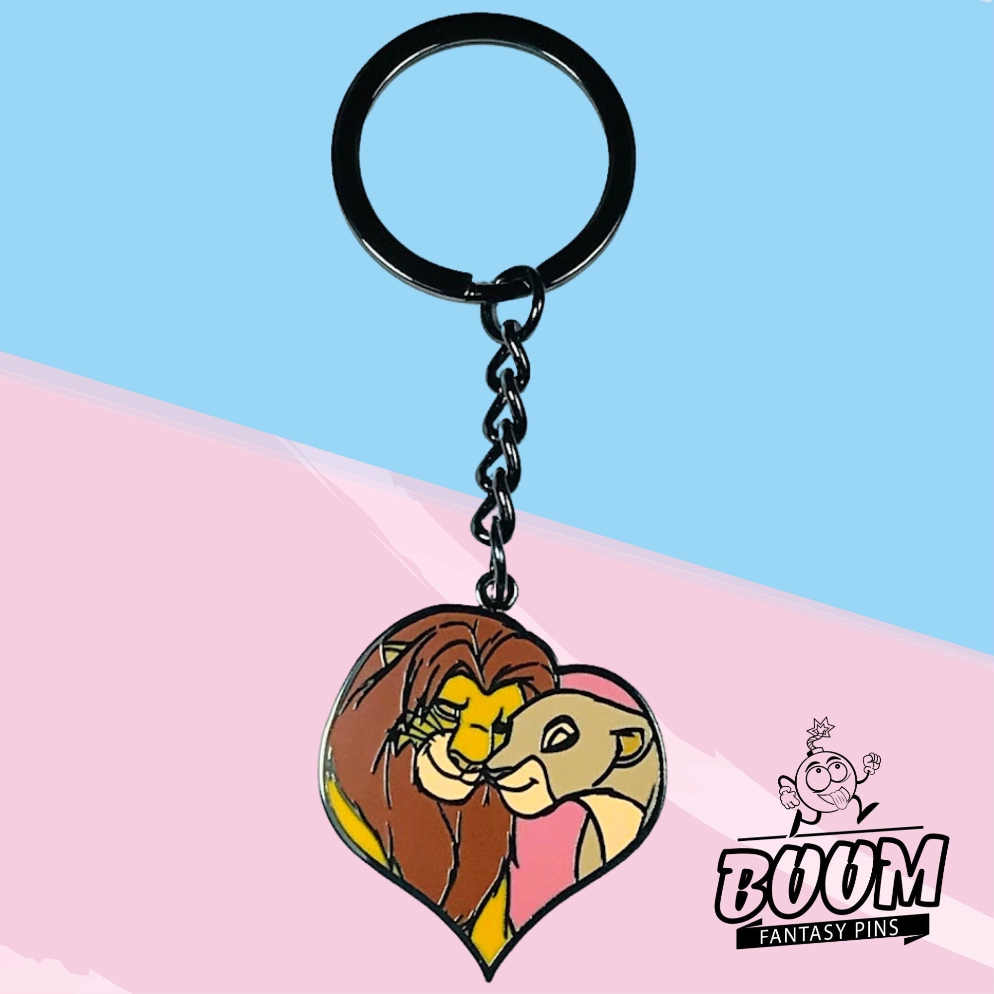 Llavero – Simba y Nala de El Rey León – Disney Fantasy