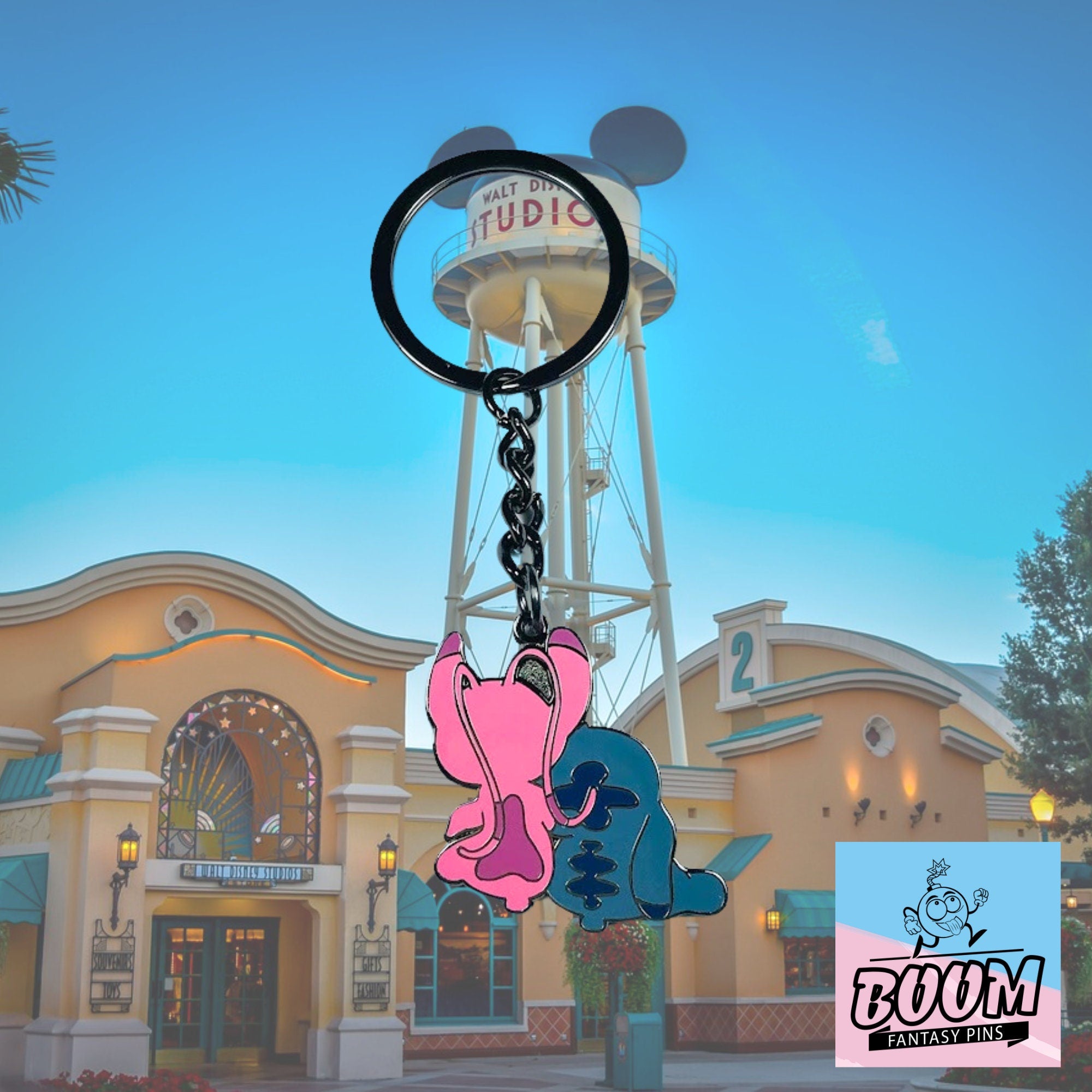 Llavero – Stitch y Ángel de Lilo &amp; Stitch – Disney Fantasy