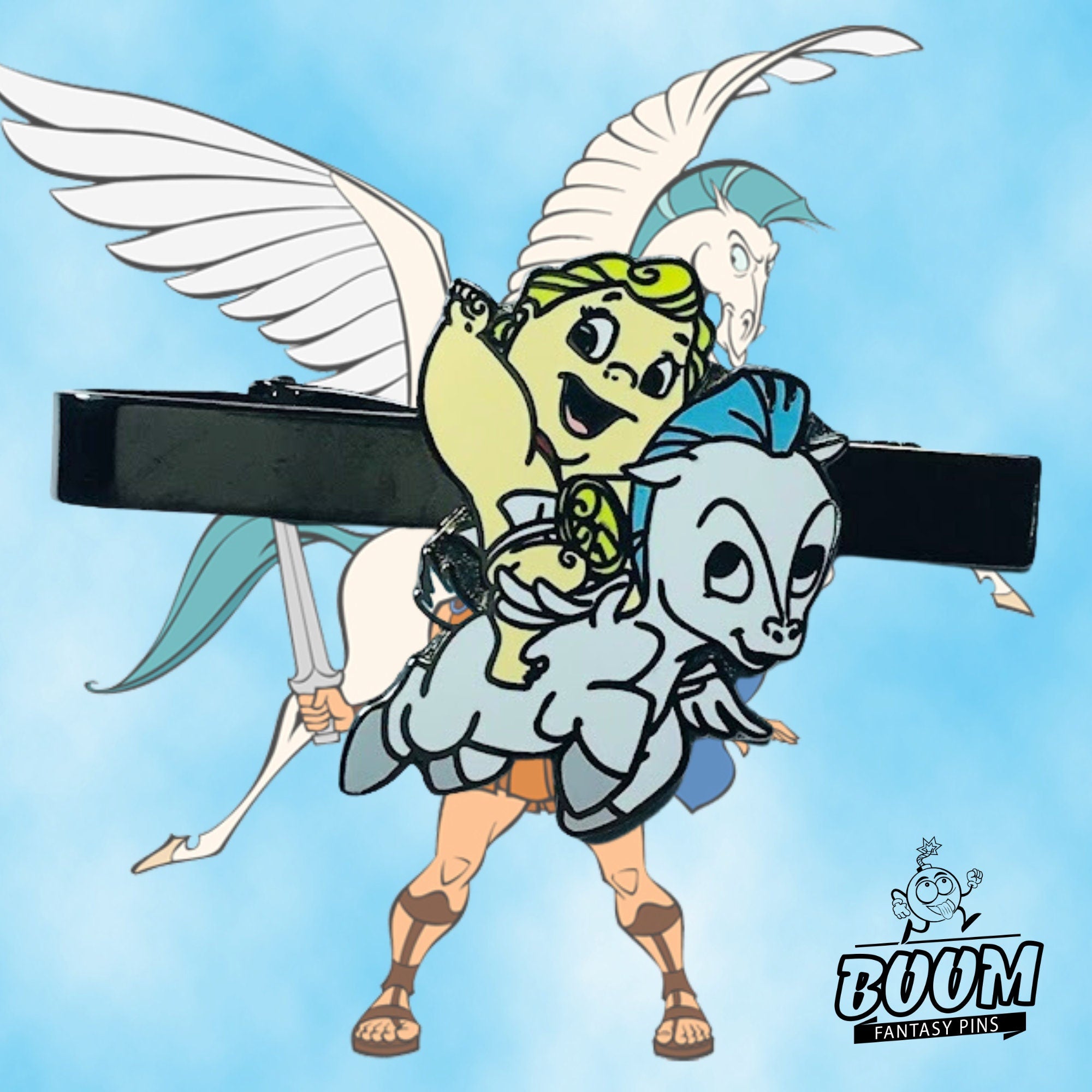 Alfiler de corbata – Zeus montando a Pegaso de Hércules – Disney Fantasy