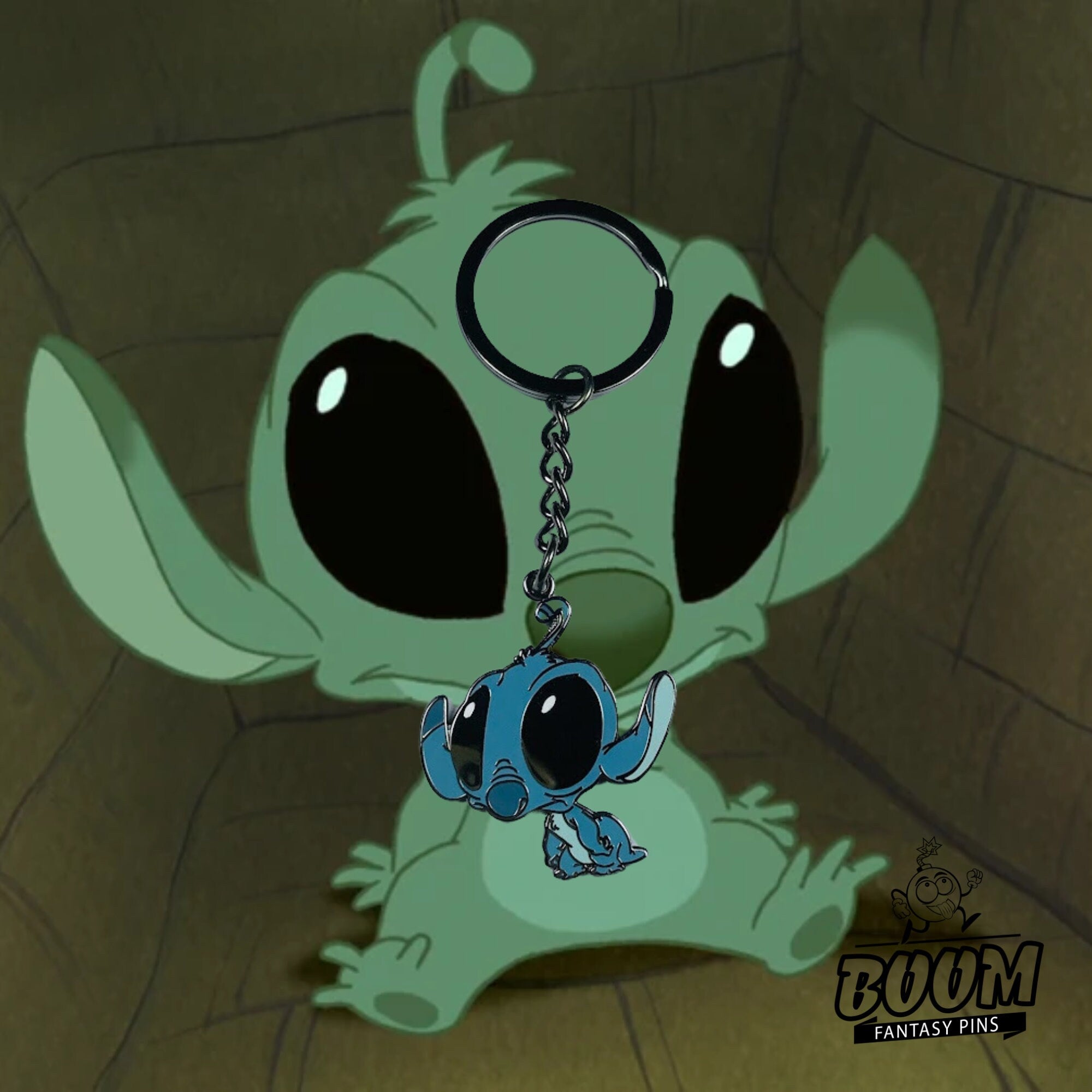 Llavero – Experimento Swirly 383 de Lilo y Stitch – Disney Fantasy