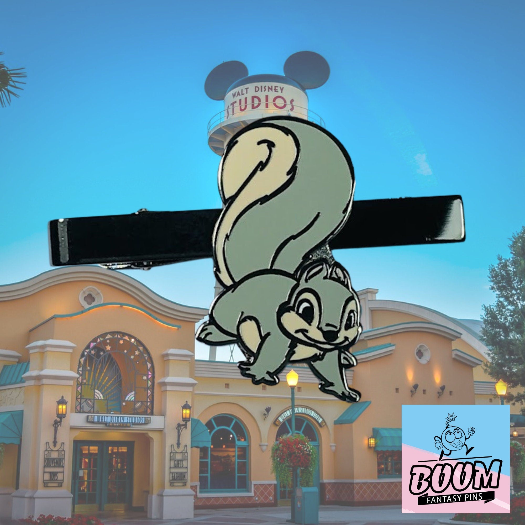 Pinza de corbata – Ardilla gris de Bambi – Disney Fantasy