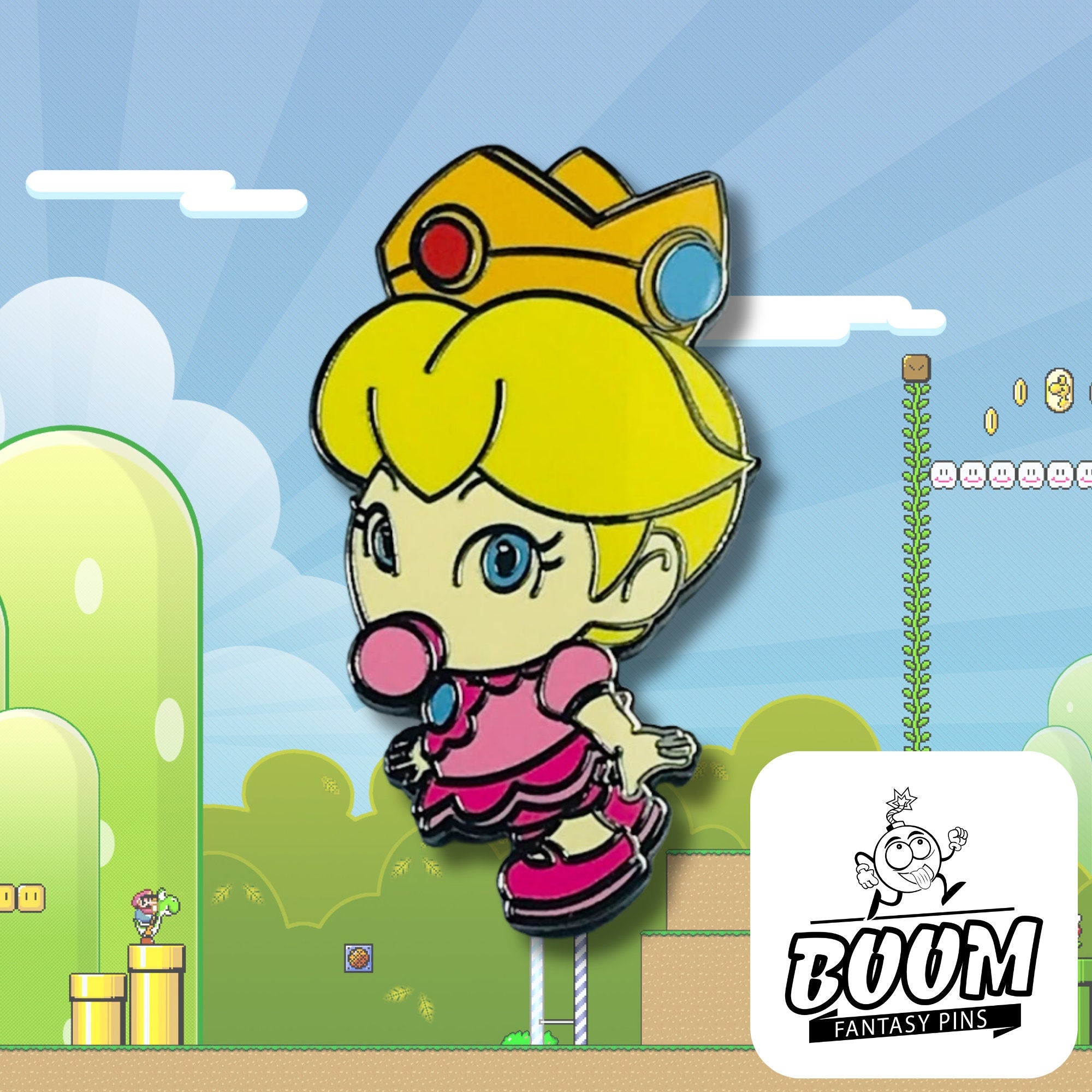 Pin's – Bébé Princesse Peach de Mario Bros – Disney Fantasy