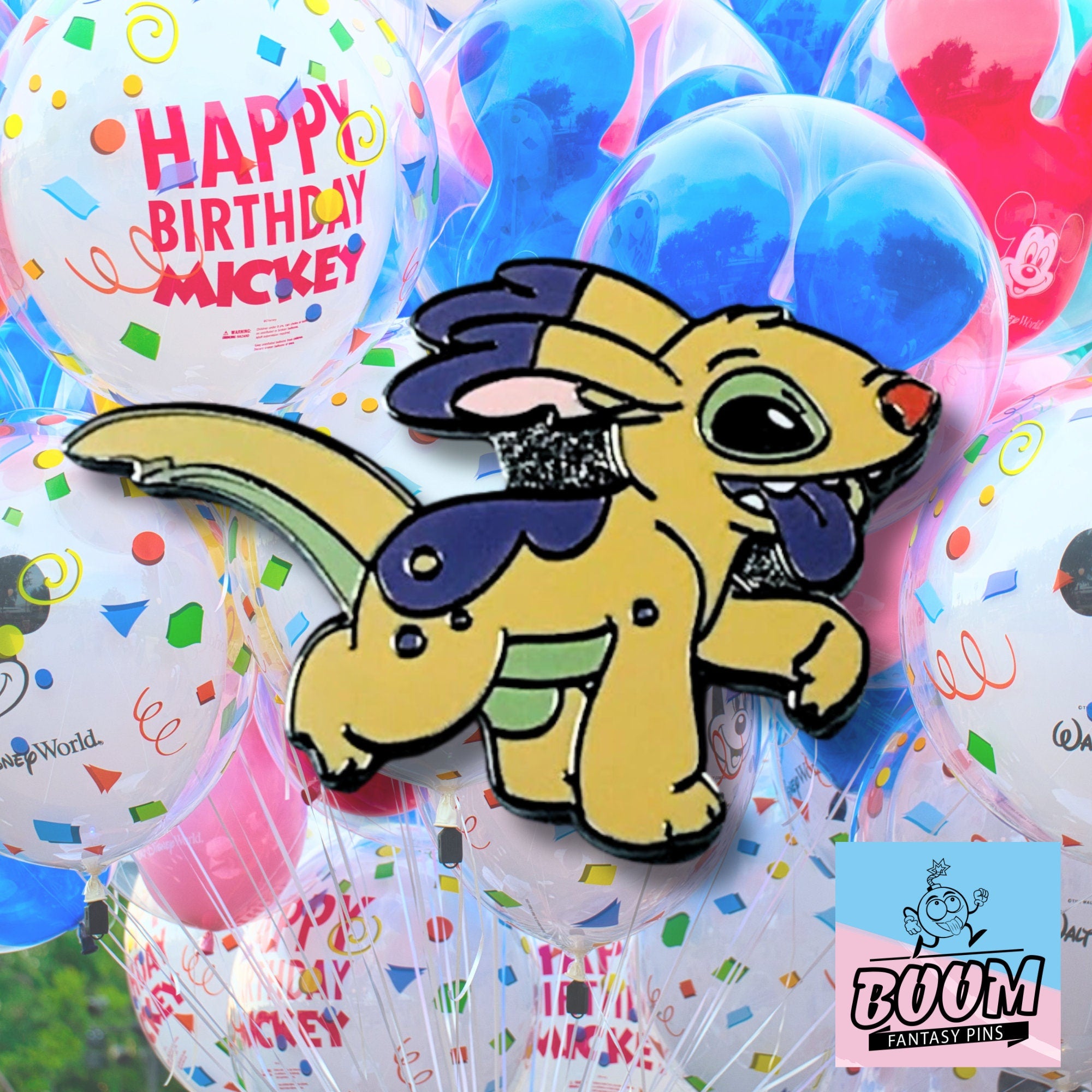 Pin – Experimento Fethchit 090 de Lilo y Stitch – Disney Fantasy