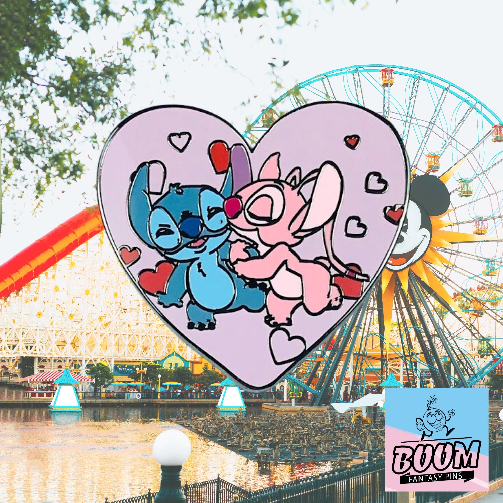 Pin – Stitch y Ángel de Lilo y Stitch – Disney Fantasy