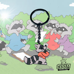 Llavero – Mapache de espalda de Robin Hood – Disney Fantasy