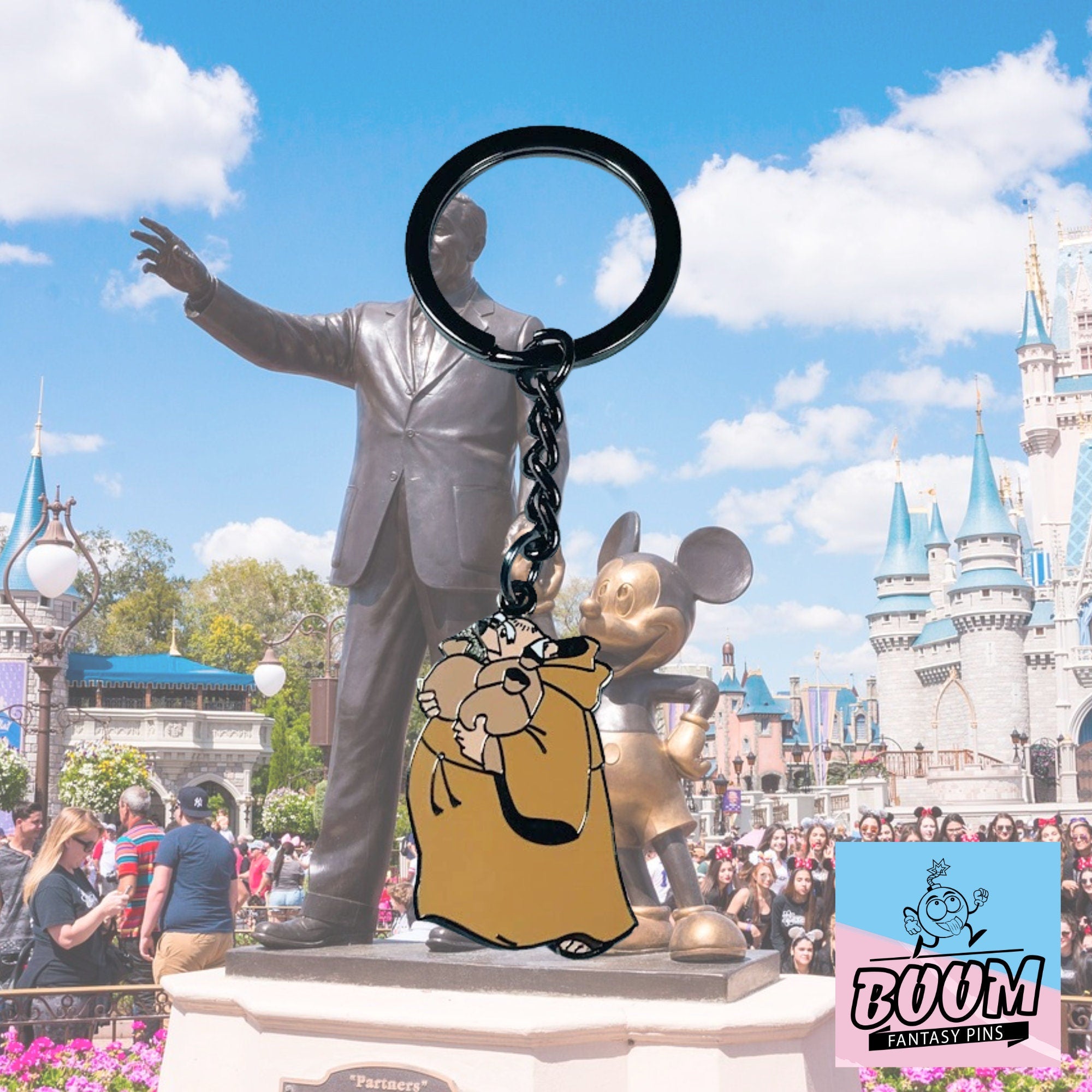 Llavero – Fraile Tuck de Robin Hood – Disney Fantasy