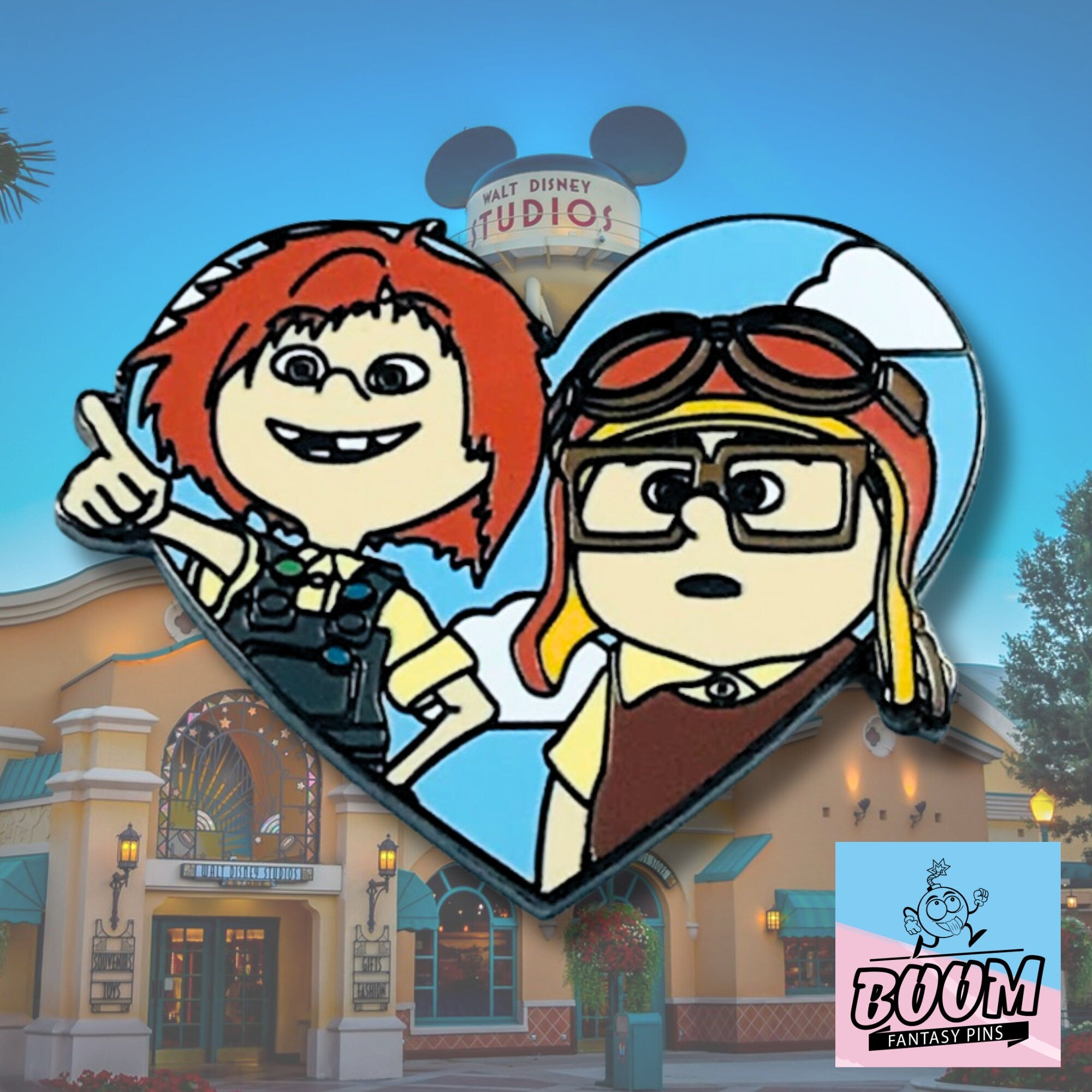 Pin – Carl Fredricksen y Ellie Fredricksen de Up – Disney Fantasy