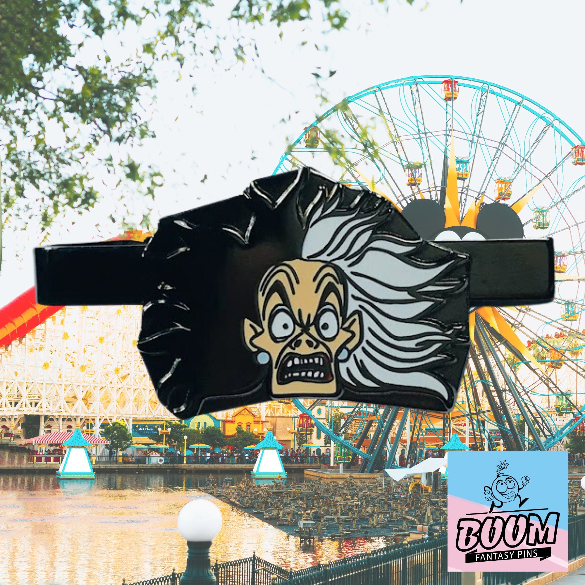 Pinza de corbata – Cruella De Vil de 101 Dálmatas – Disney Fantasy