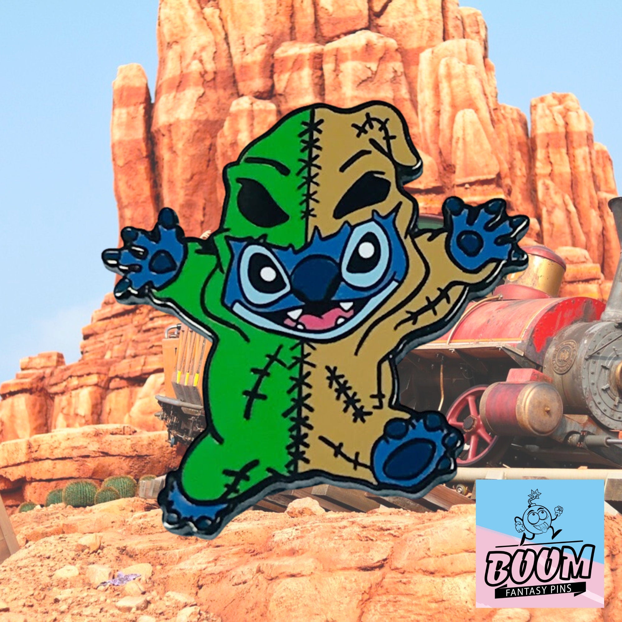 Pin – Stitch como Oogie Boogie de Lilo y Stitch – Disney Fantasy