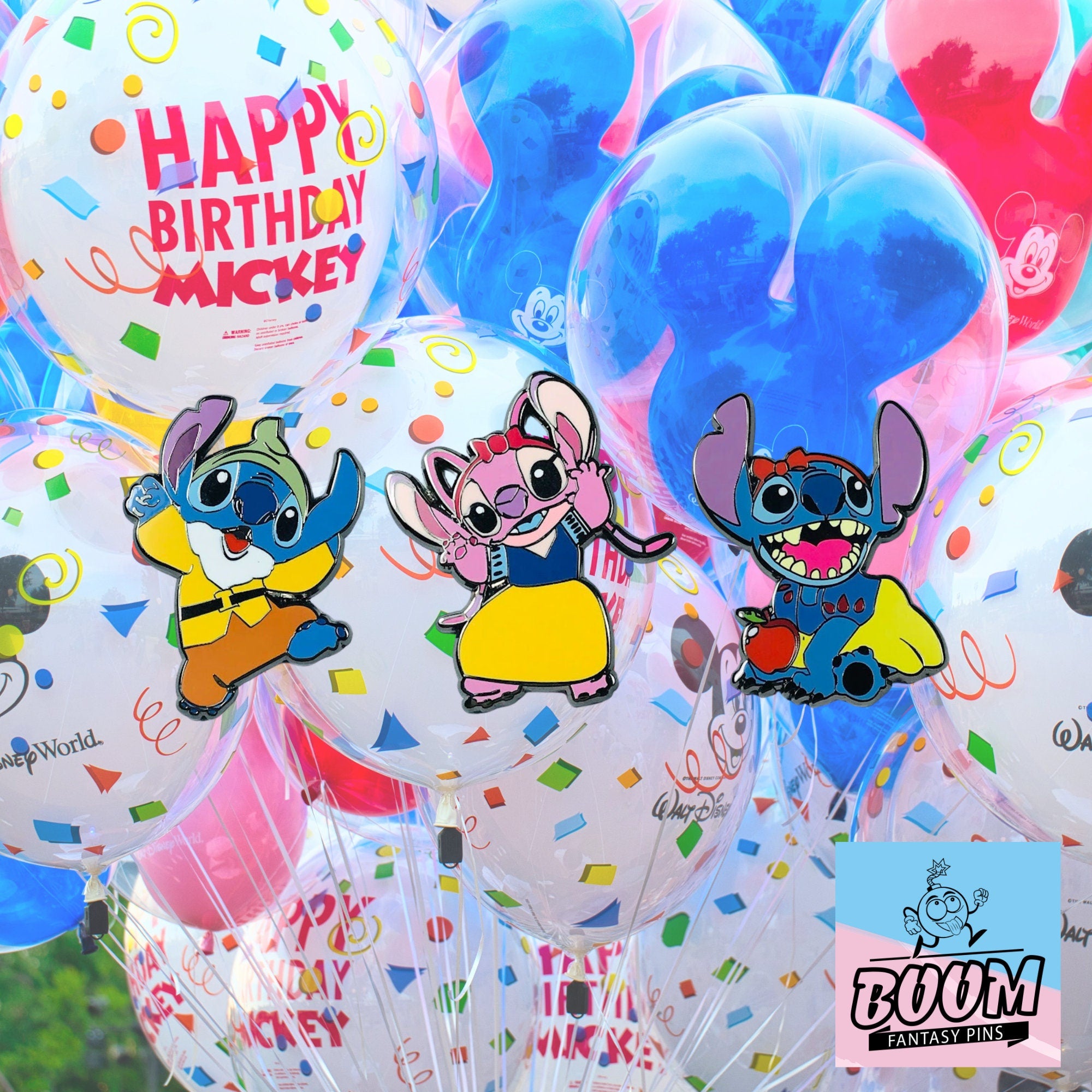 Pin – Stitch y Ángel de Lilo &amp; Stitch – Disney Fantasy