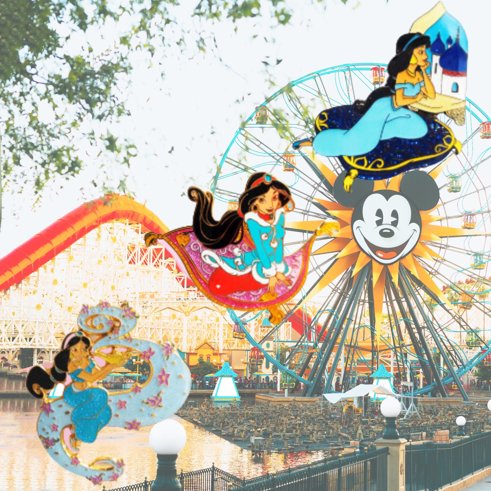 Pin's – Princesse Jasmine d'Aladdin – Disney Fantasy