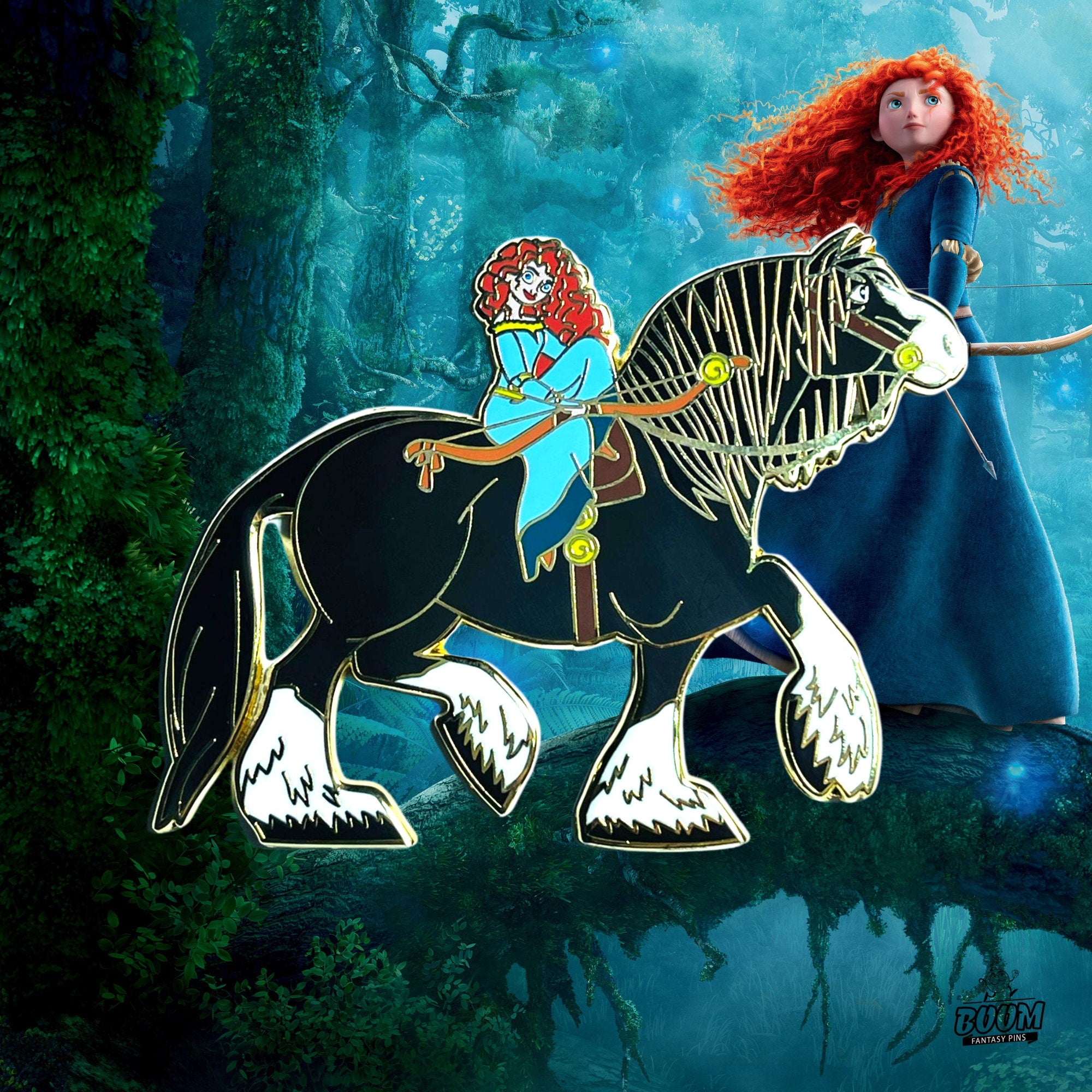 Pin's – Princesse Merida du film Rebelle – Disney Fantasy