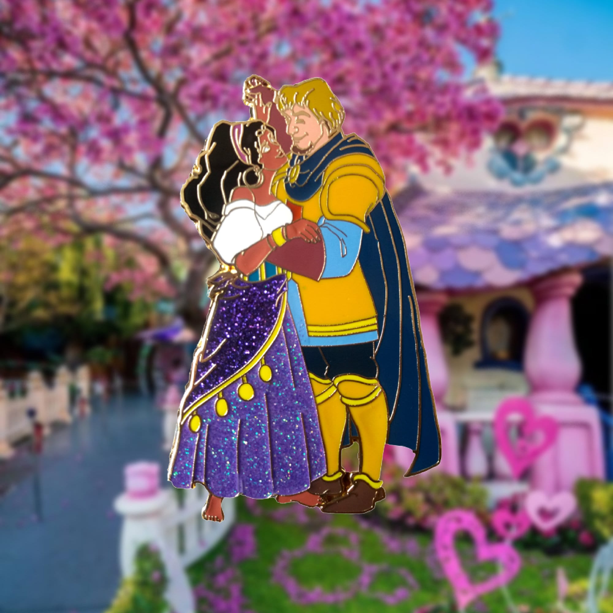 Pin – Esmeralda y Febo de El Jorobado de Notre Dame – Disney Fantasy