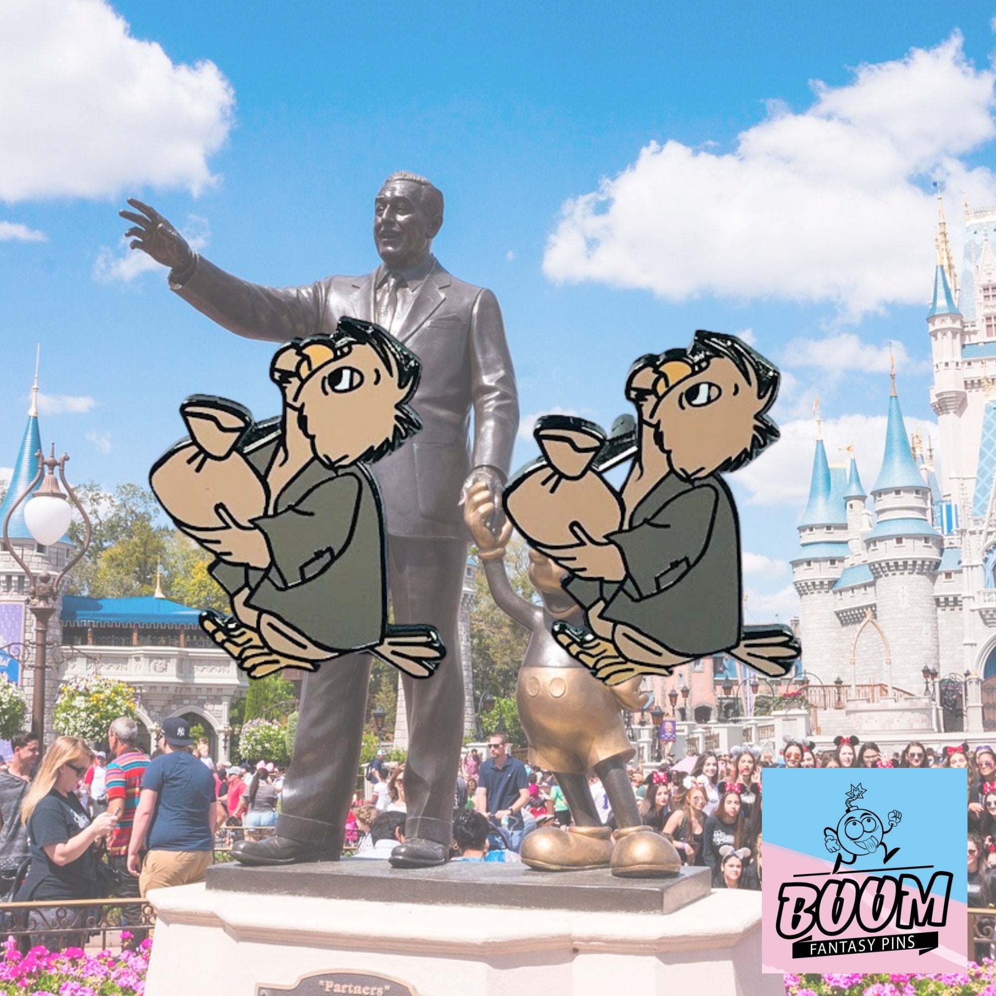 Cufflinks – Bird with Bag from Robin Hood – Disney Fantasy