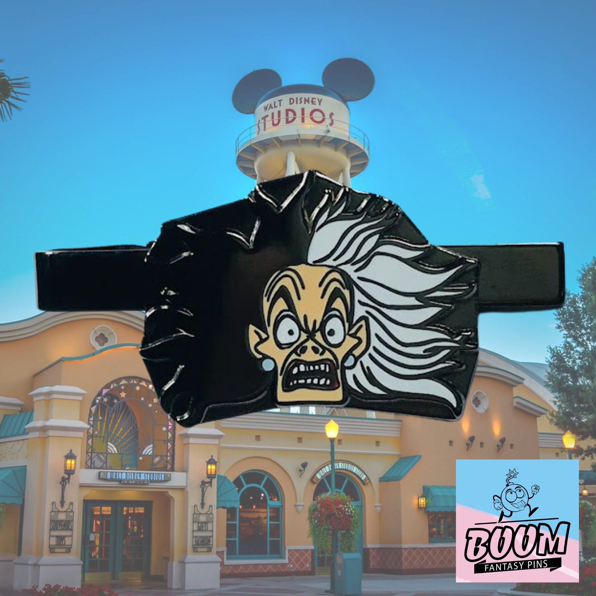 Pinza de corbata – Cruella De Vil de 101 Dálmatas – Disney Fantasy