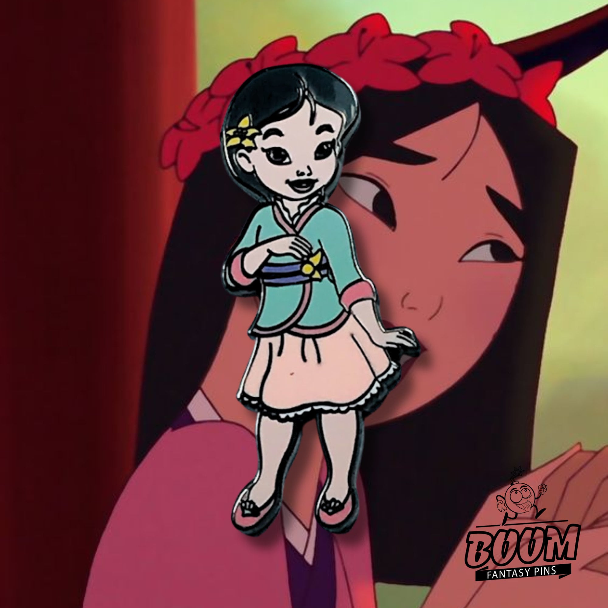 Pin – Mulan como niña de Mulan – Disney Fantasy