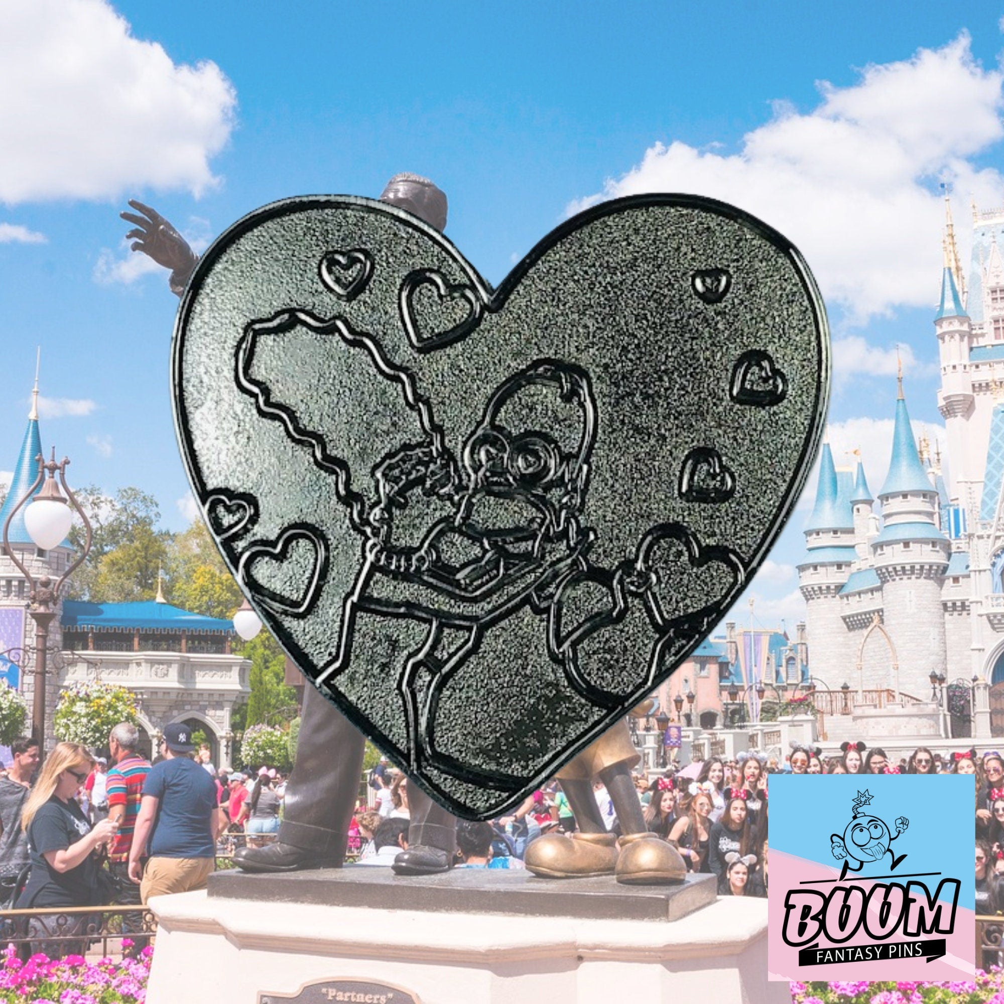 Pin – Homer Simpson y Marge Simpson de Los Simpson – Disney Fantasy