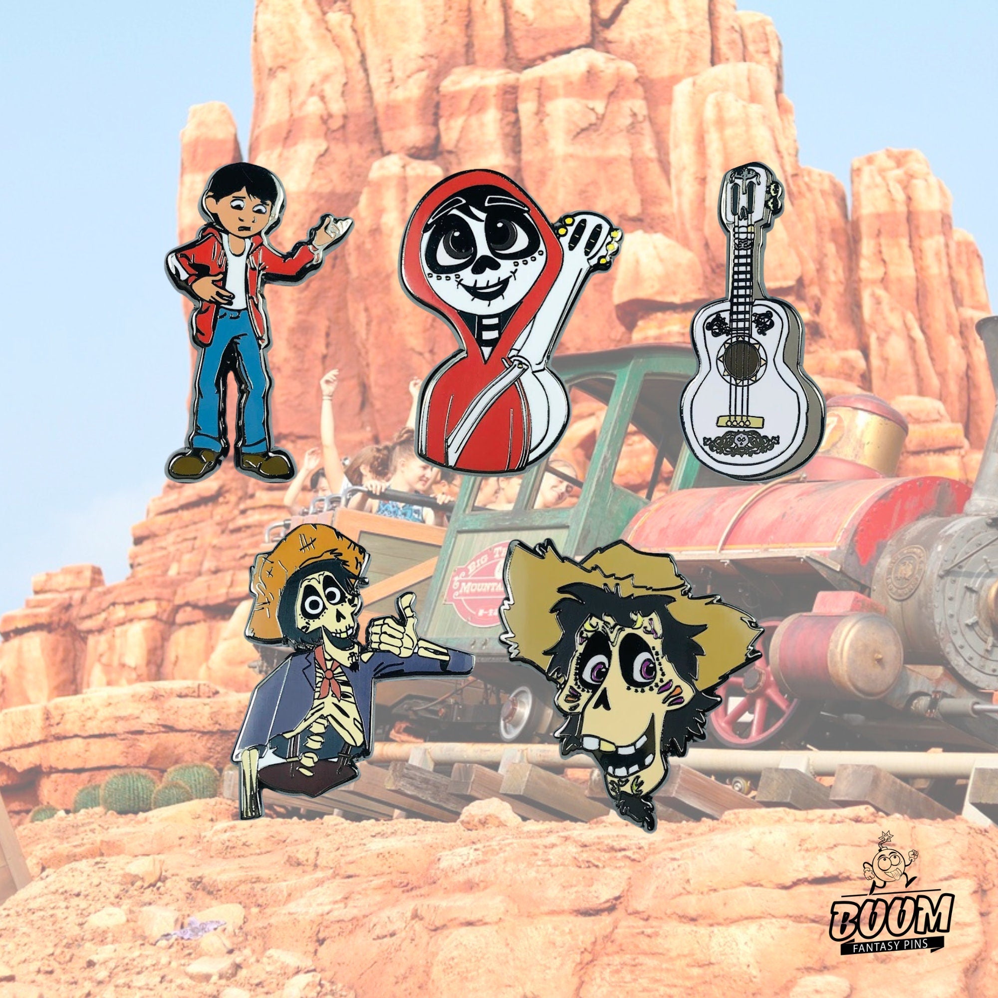 Pin's – Miguel et Hector de Coco – Disney Fantasy