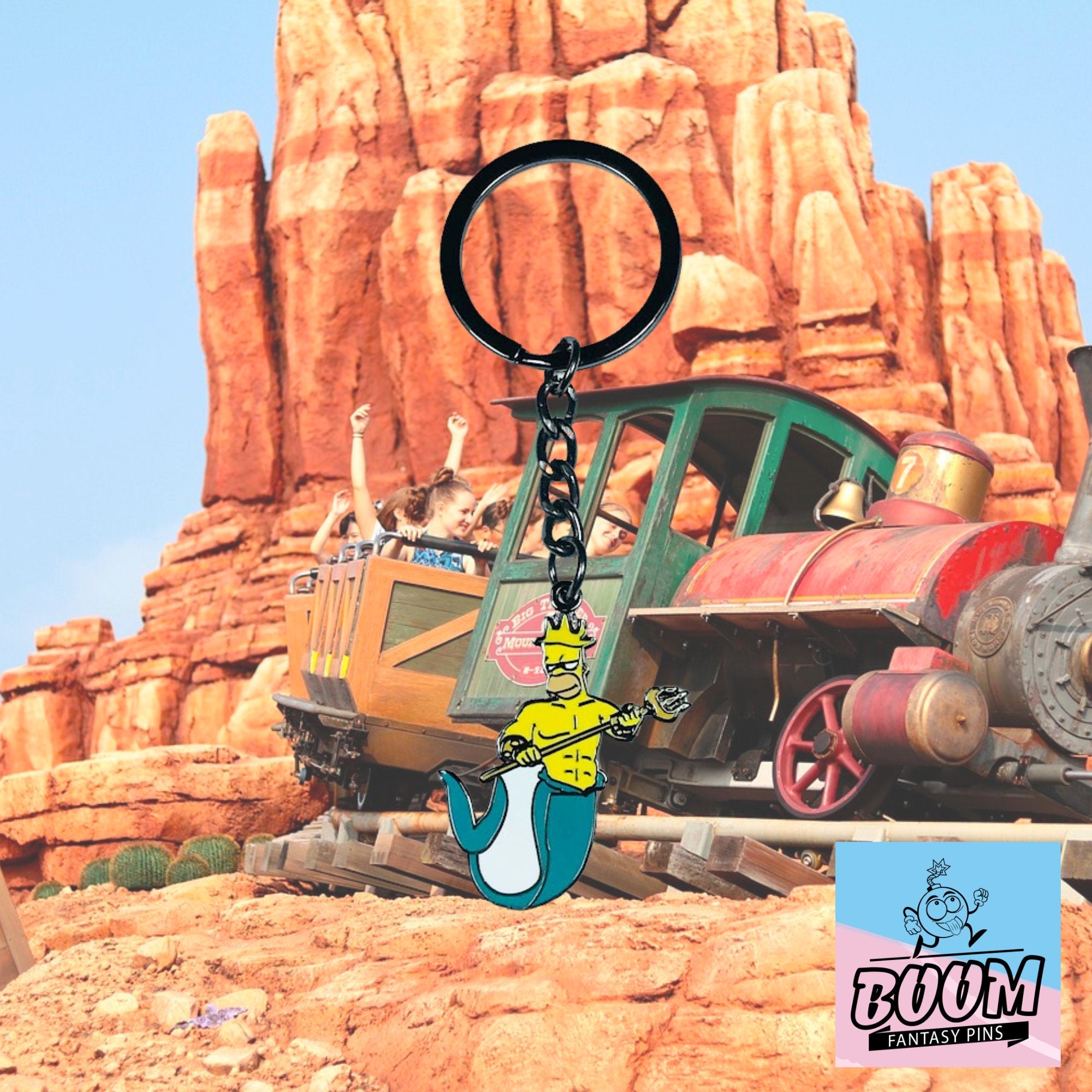 Llavero de Homer Simpson de Los Simpsons – Fantasía única