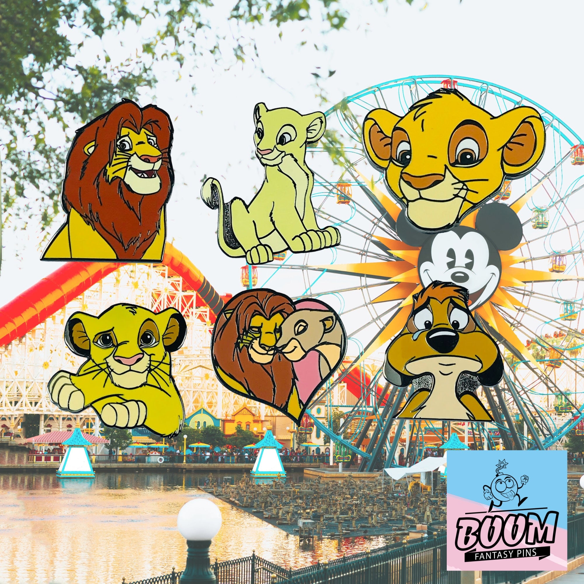 Pin – Kiara Pumba y Simba de El Rey León – Disney Fantasy