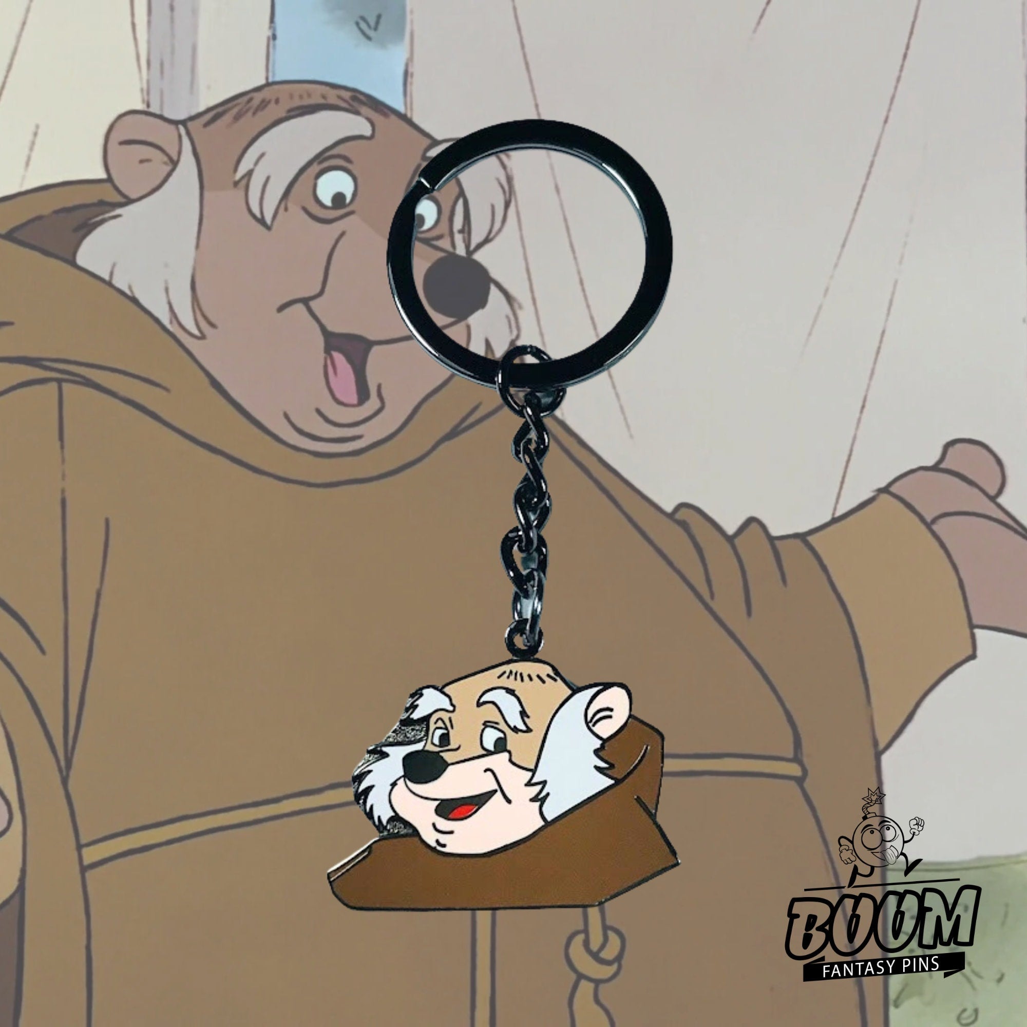 Llavero – Fraile Tuck de Robin Hood – Disney Fantasy