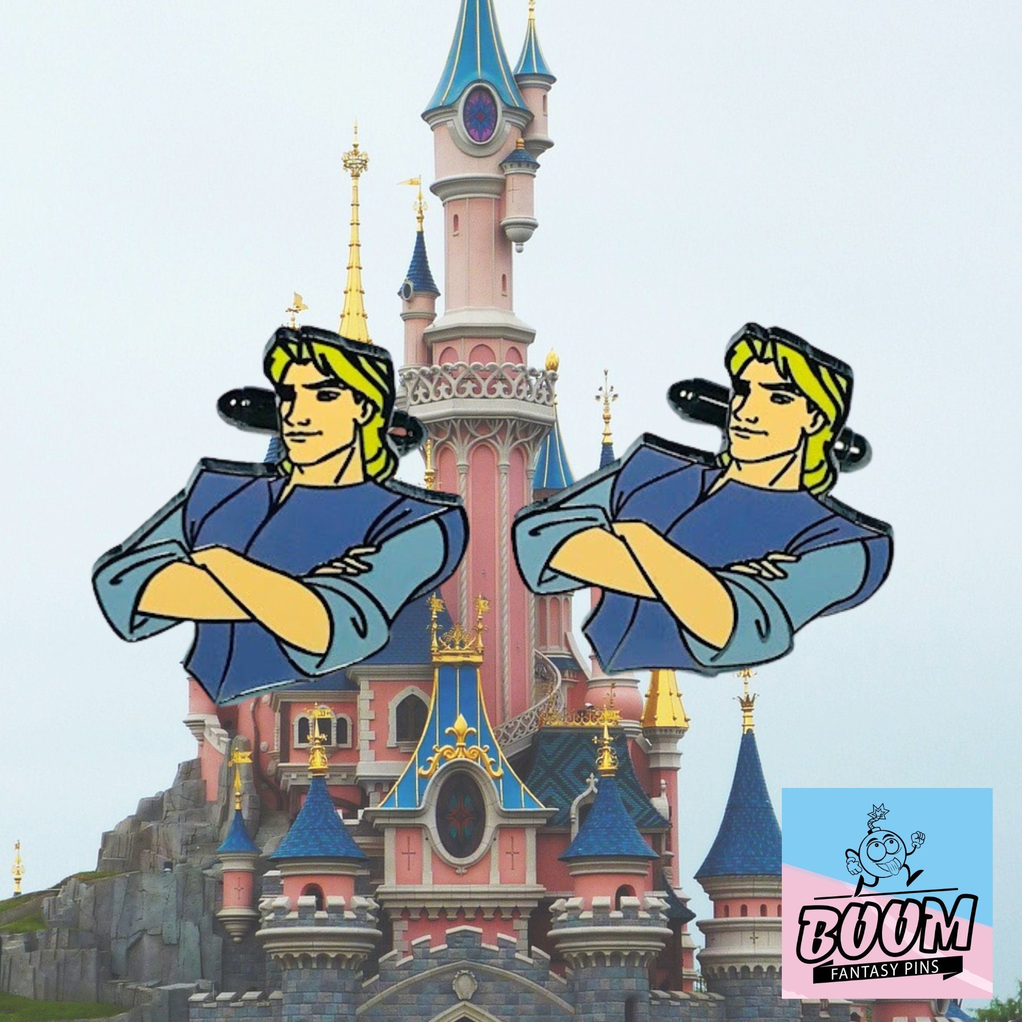 Boutons de manchette – Capitaine John Smith de Pocahontas – Disney Fantasy