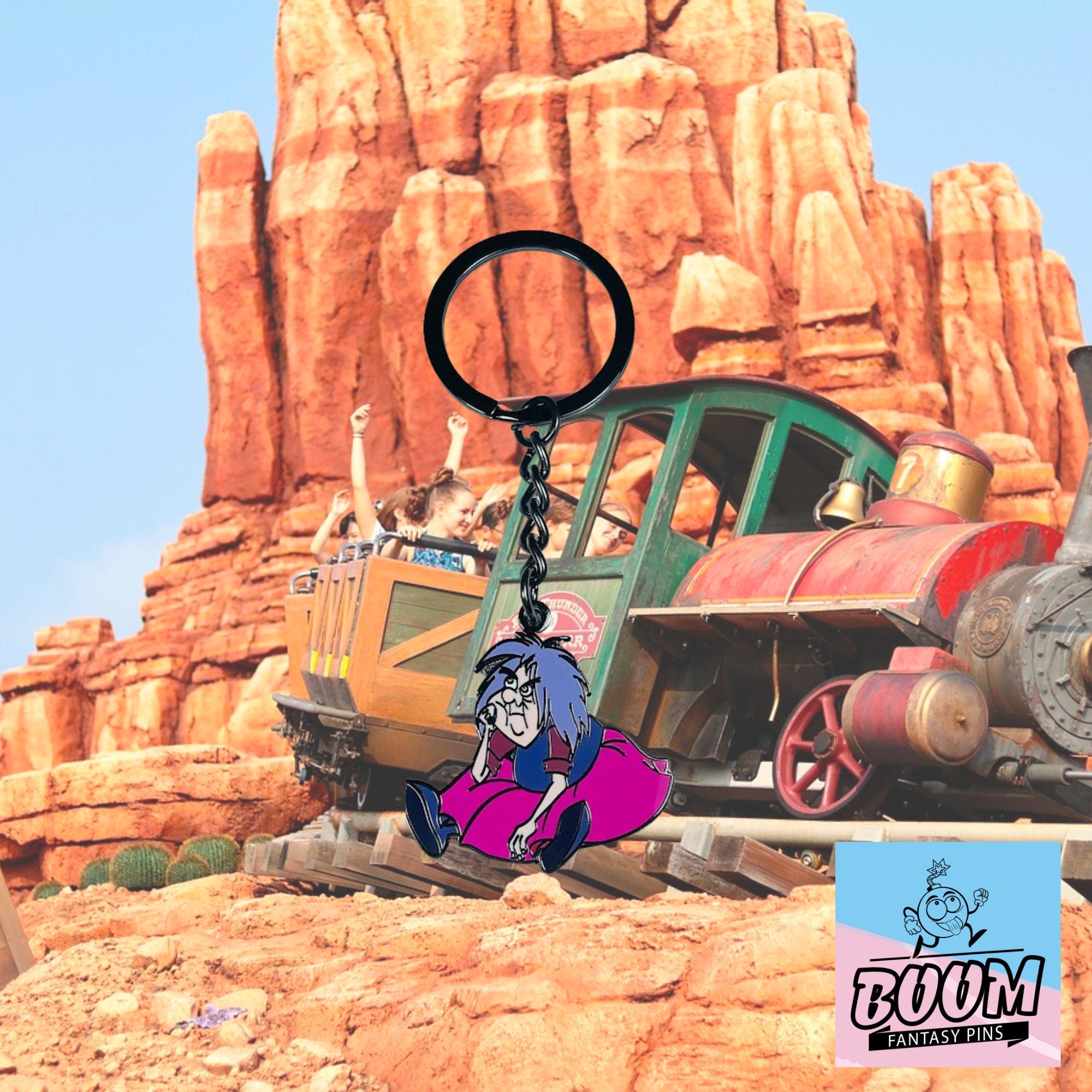 Porte-clés – Madame Mim du film Merlin l'Enchanteur – Disney Fantasy