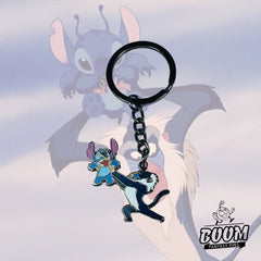 Llavero – Stitch con Rafiki de Lilo &amp; Stitch – Disney Fantasy