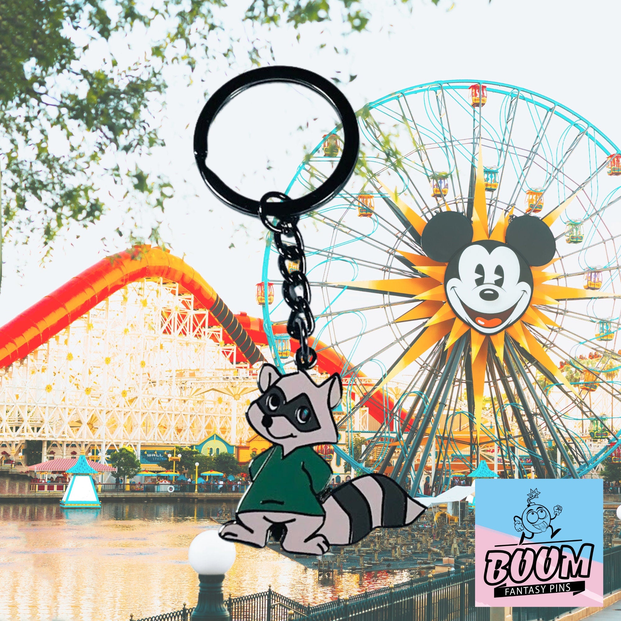 Llavero – Trigger el Mapache de Robin Hood – Disney Fantasy