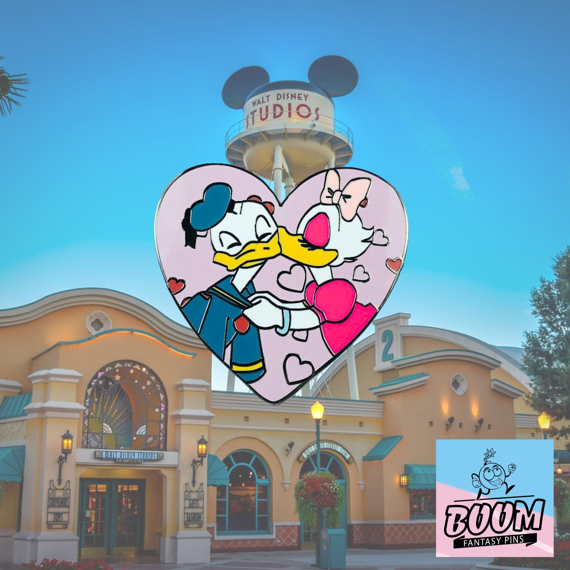 Pin – Pato Donald y Pato Daisy de El Sr. Pato sale – Disney Fantasy