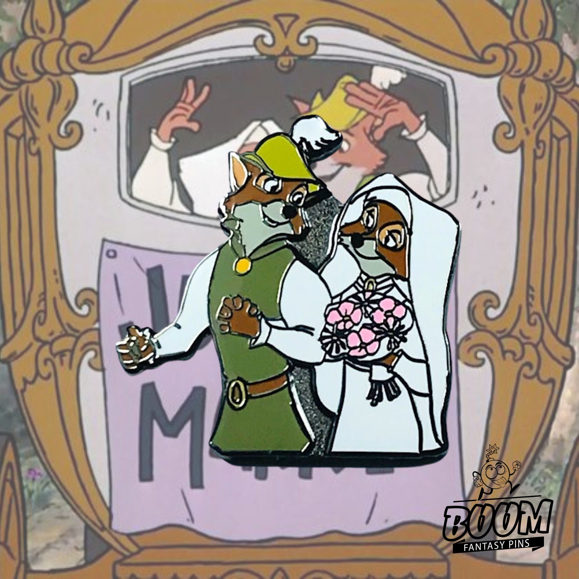 Pin – Maid Marian and Robin Hood from Robin Hood – Disney Fantasy