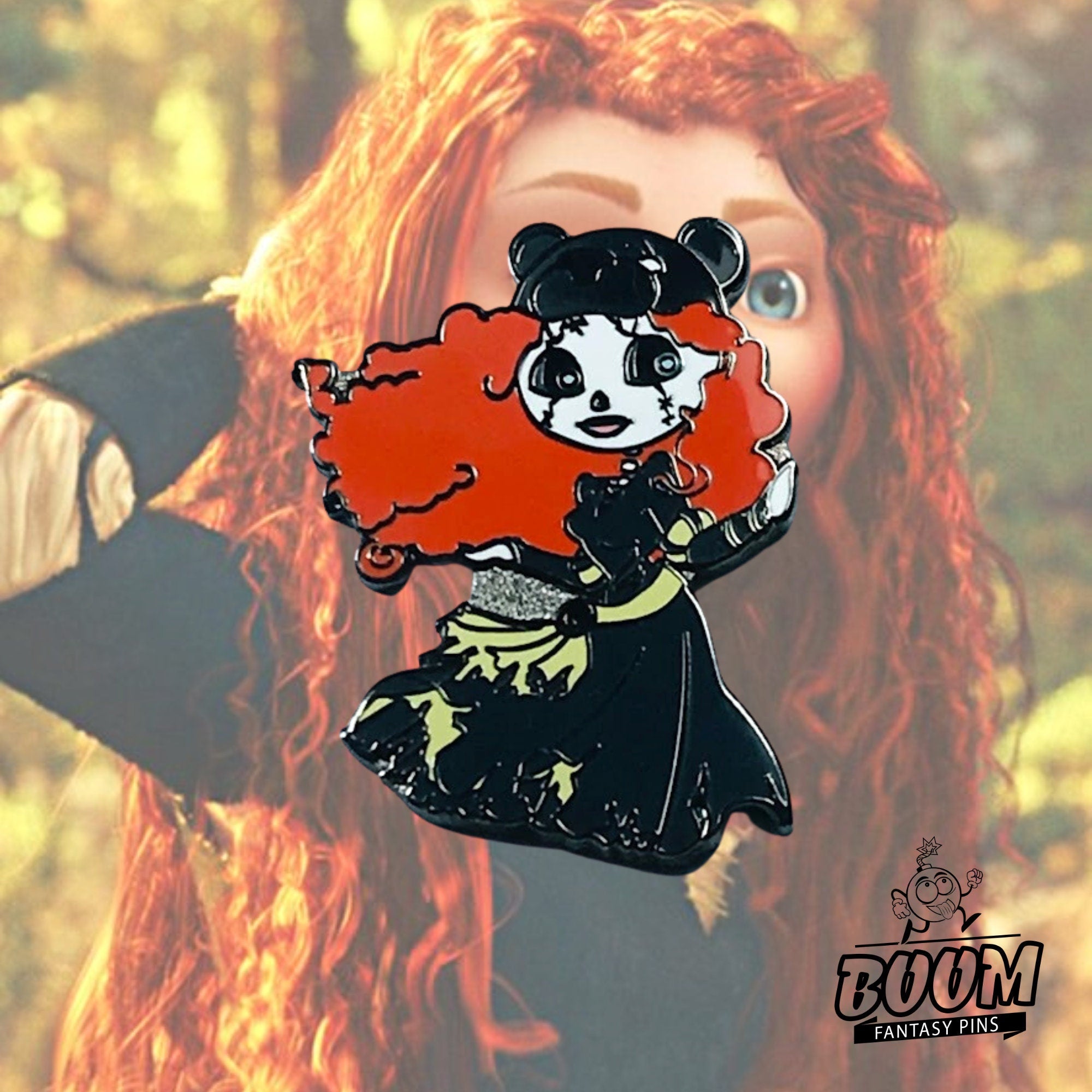 Pin – Mérida como zombi de Valiente – Disney Fantasy