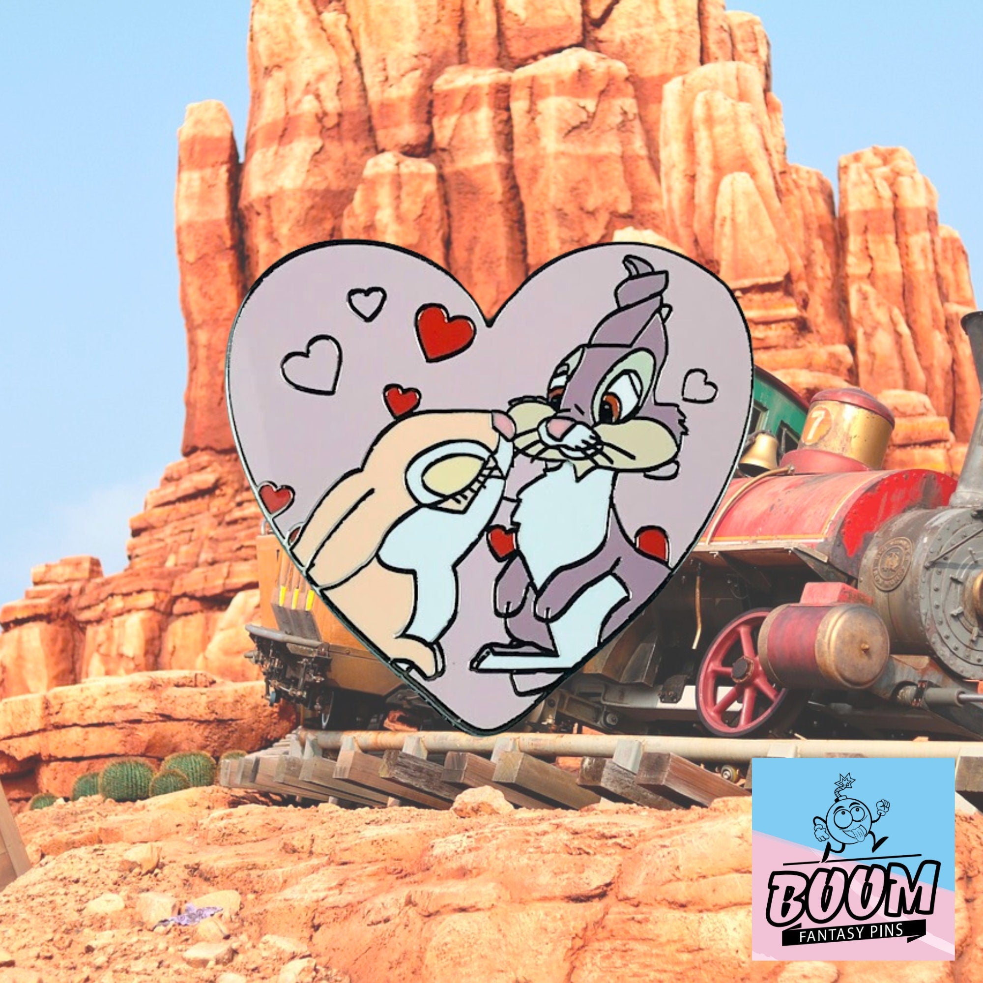 Pin's – Panpan et Miss Bunny de Bambi – Disney Fantasy