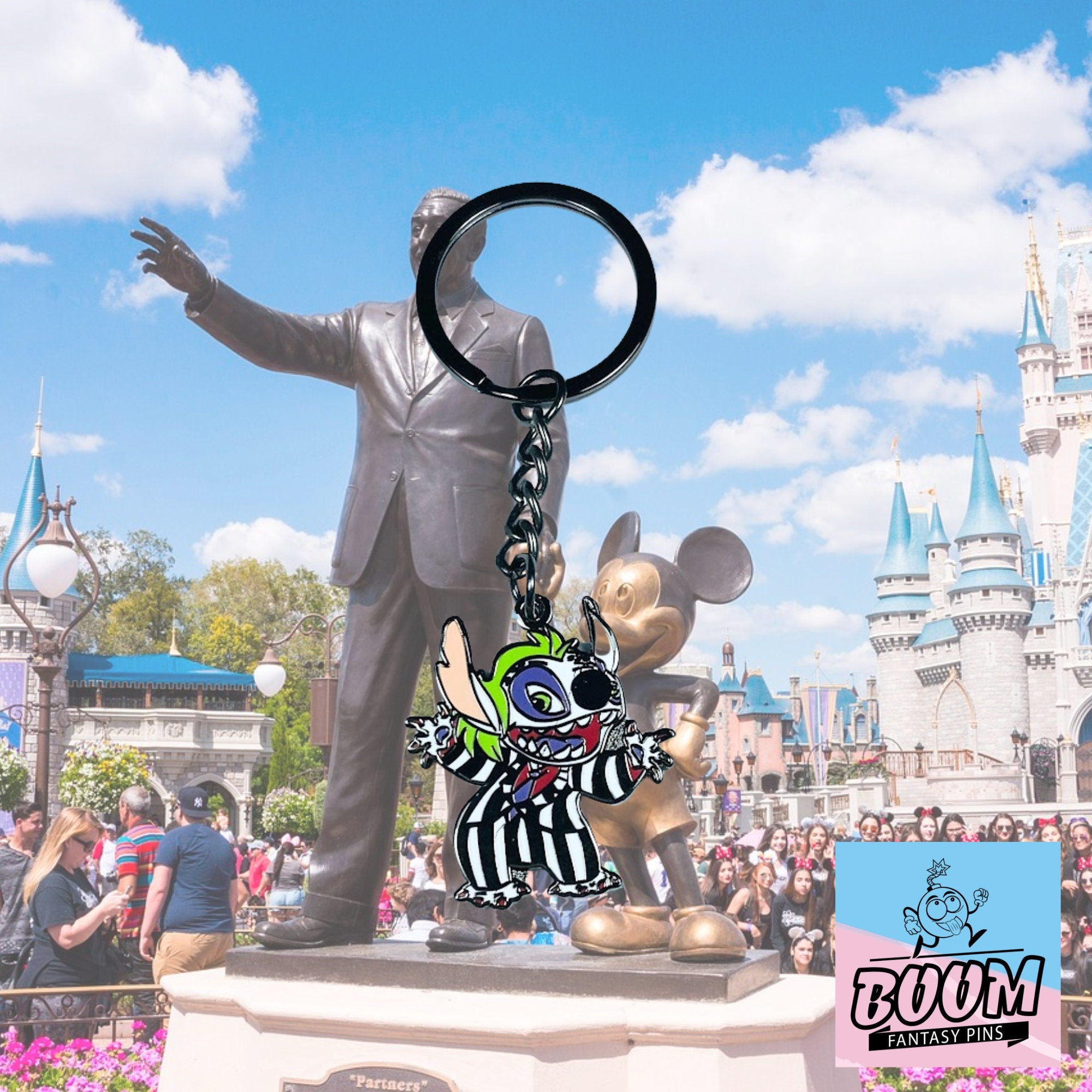Llavero – Stitch como Beetlejuice de Beetlejuice – Disney Fantasy
