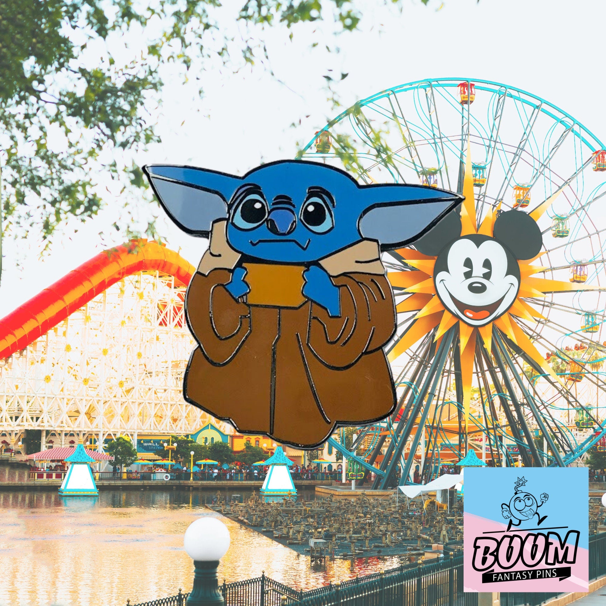Pin – Stitch como Baby Yoda de Lilo &amp; Stitch – Disney Fantasy