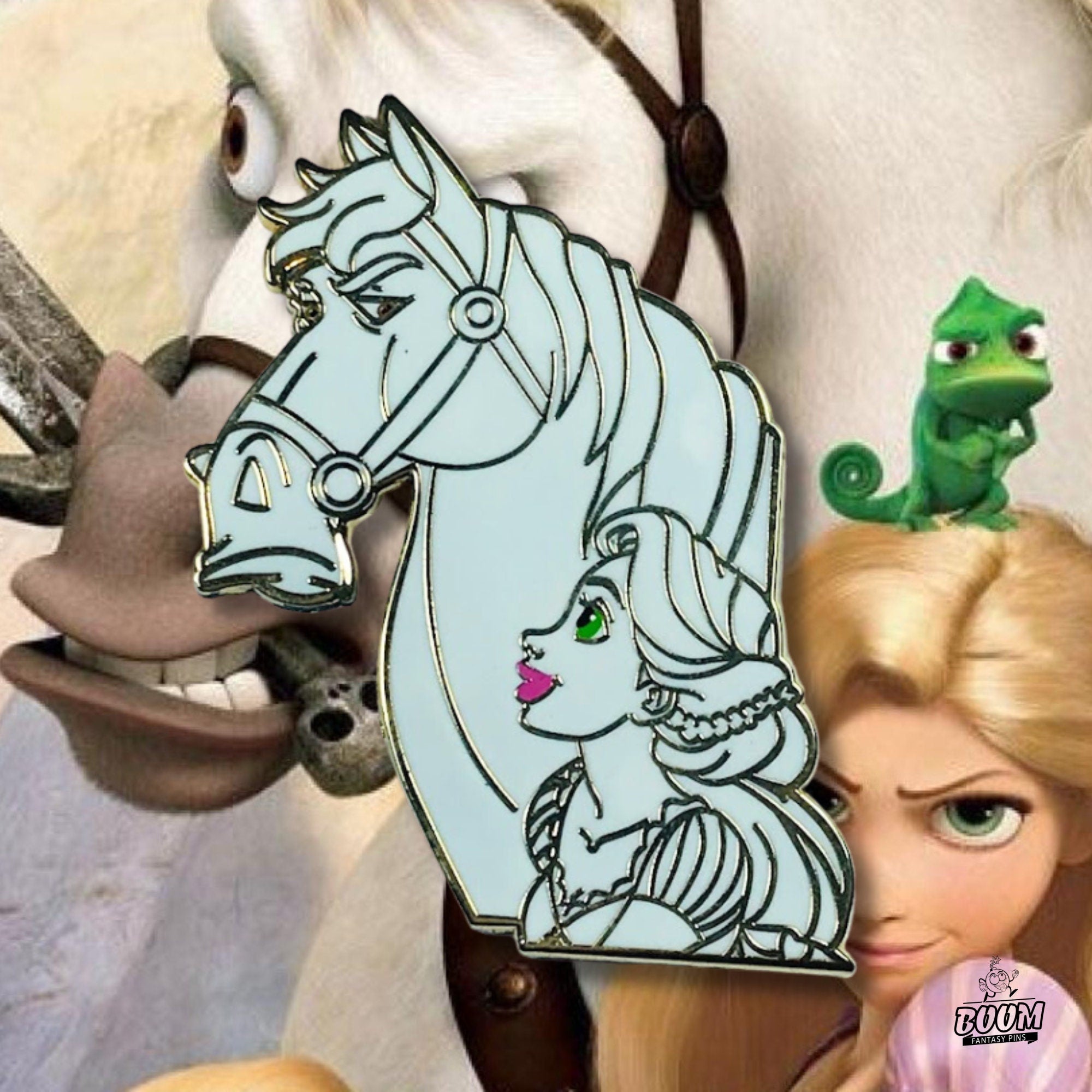 Pin's – Raiponce et Maximus du film Raiponce – Disney Fantasy