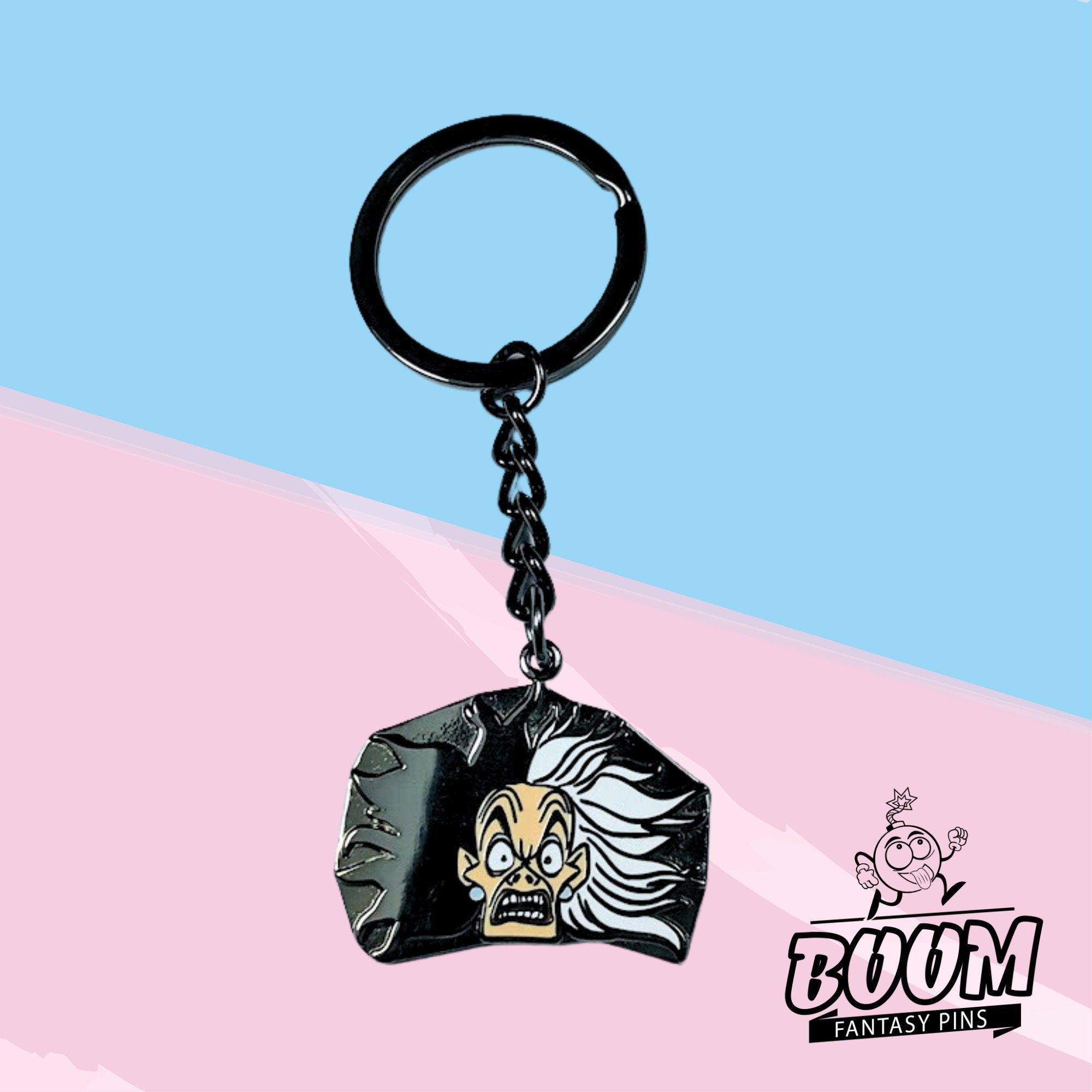 Llavero – Cruella De Vil de 101 Dálmatas – Disney Fantasy