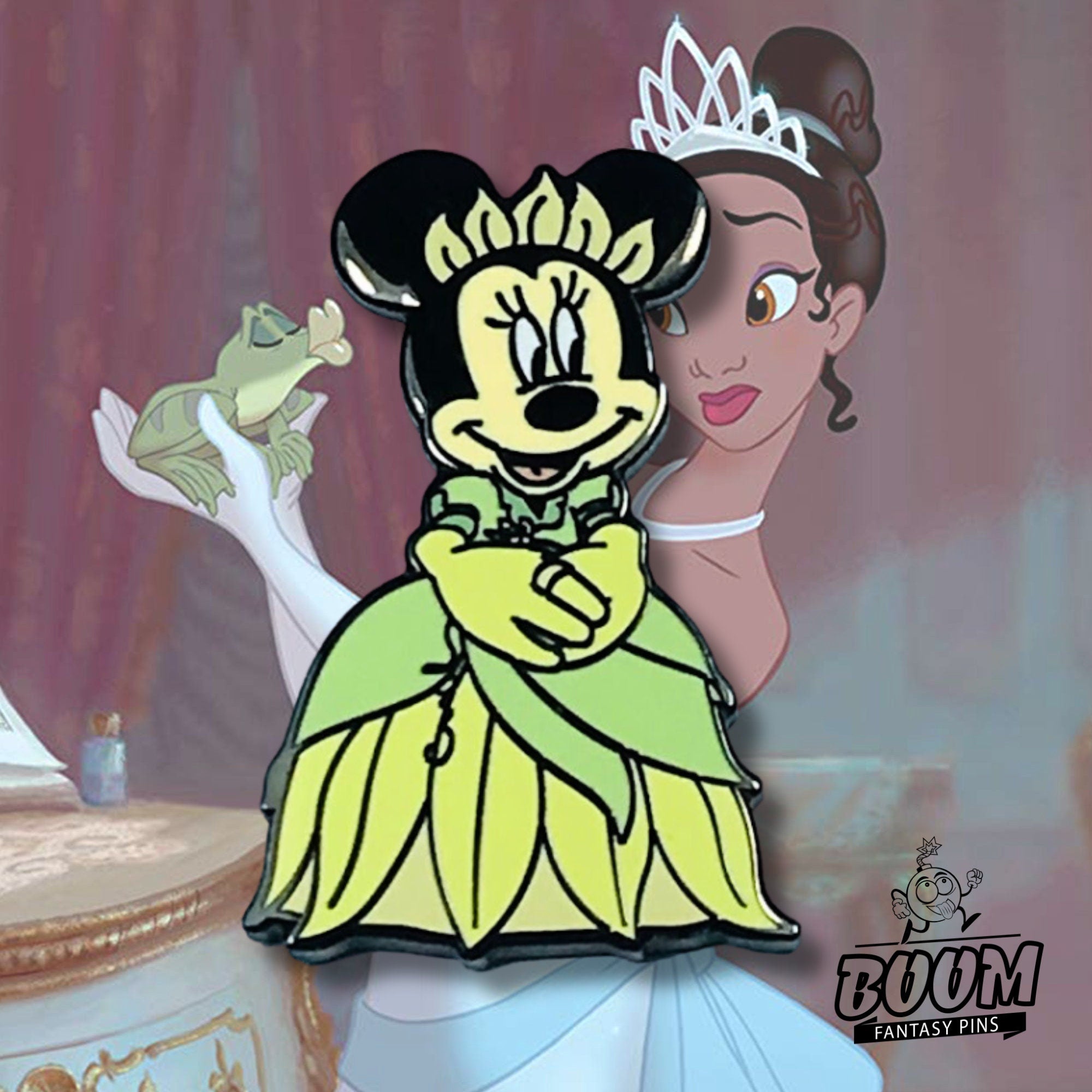 Pin – Minnie Mouse como Tiana de La Princesa y el Sapo – Disney Fantasy