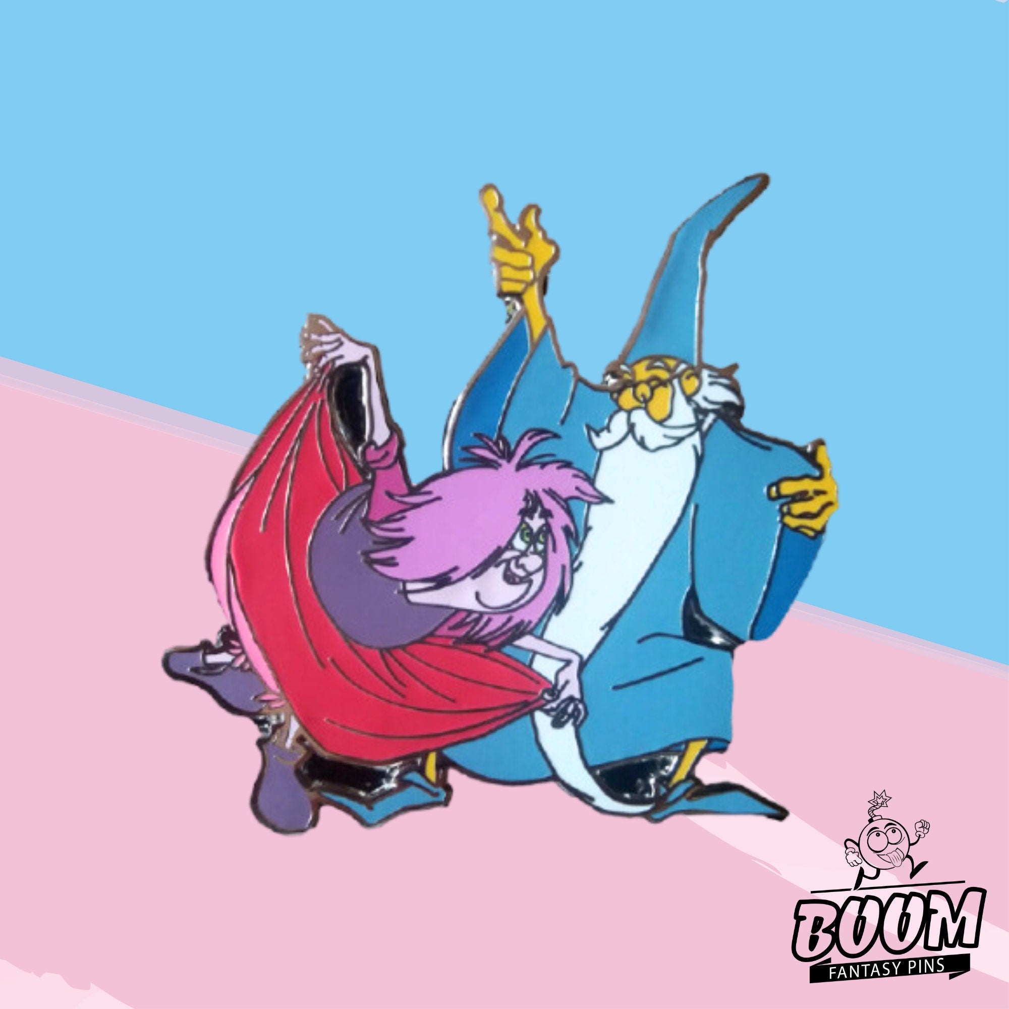 Pin's – Madame Mim et Merlin du film Merlin l'Enchanteur – Disney Fantasy