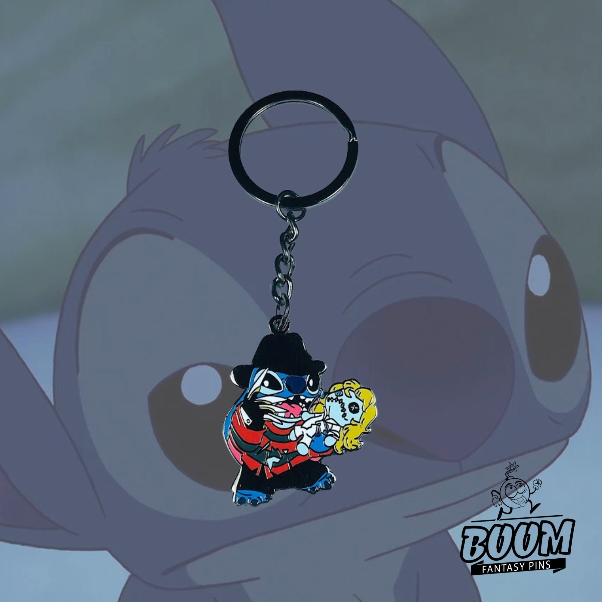 Llavero de Freddy Krueger de Pesadilla en Elm Street, franquicia de terror